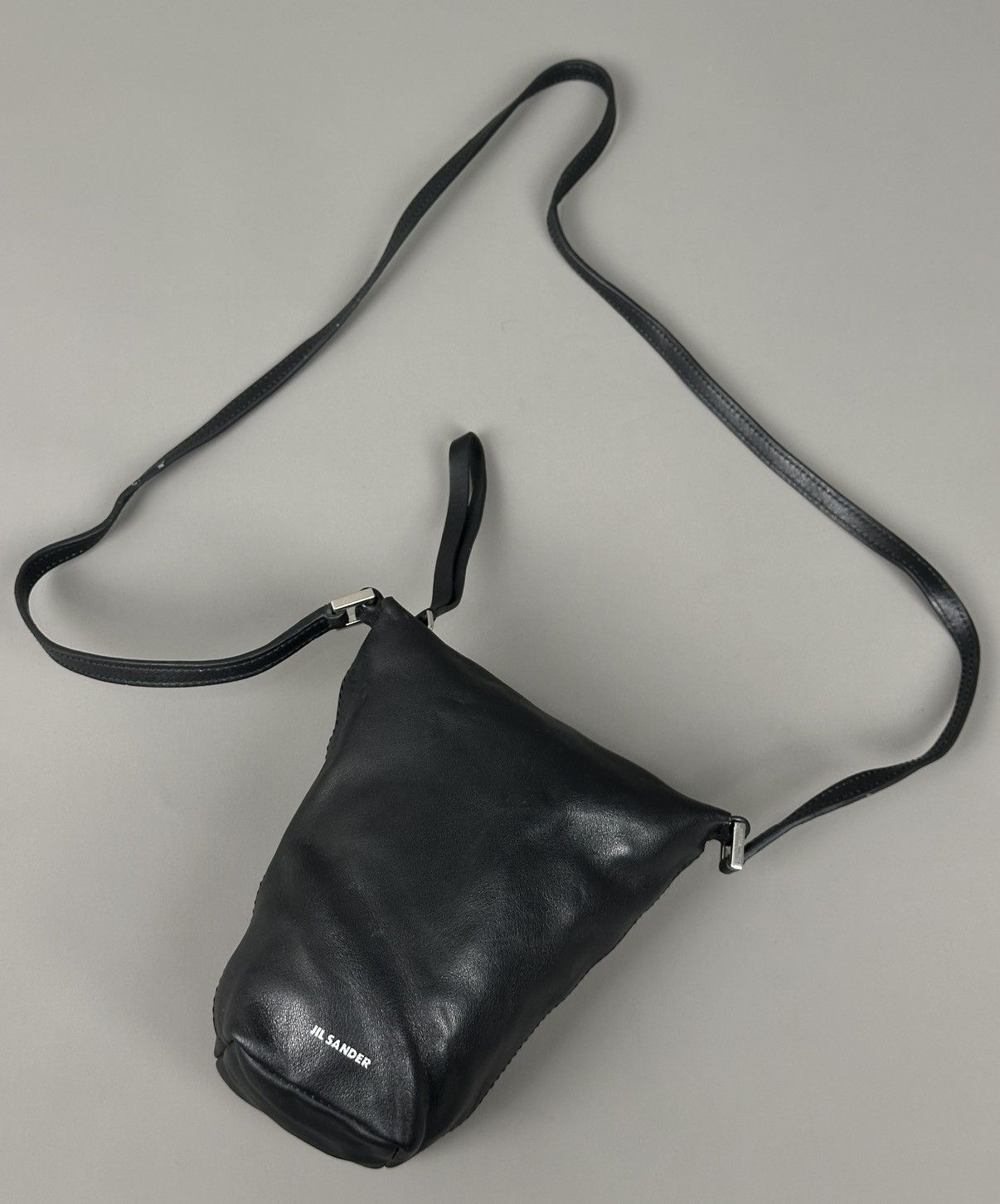 Jil Sander × Raf Simons Iconic Jil Sander leather lunch bag | Grailed