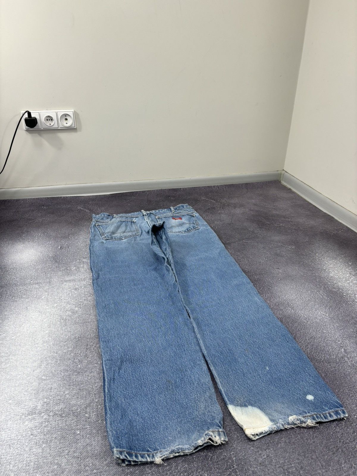 Dickies Vintage Dickies Regular Fit Y2K Faded Blue Work Denim Jeans Size US 36 / EU 52 - 3 Thumbnail