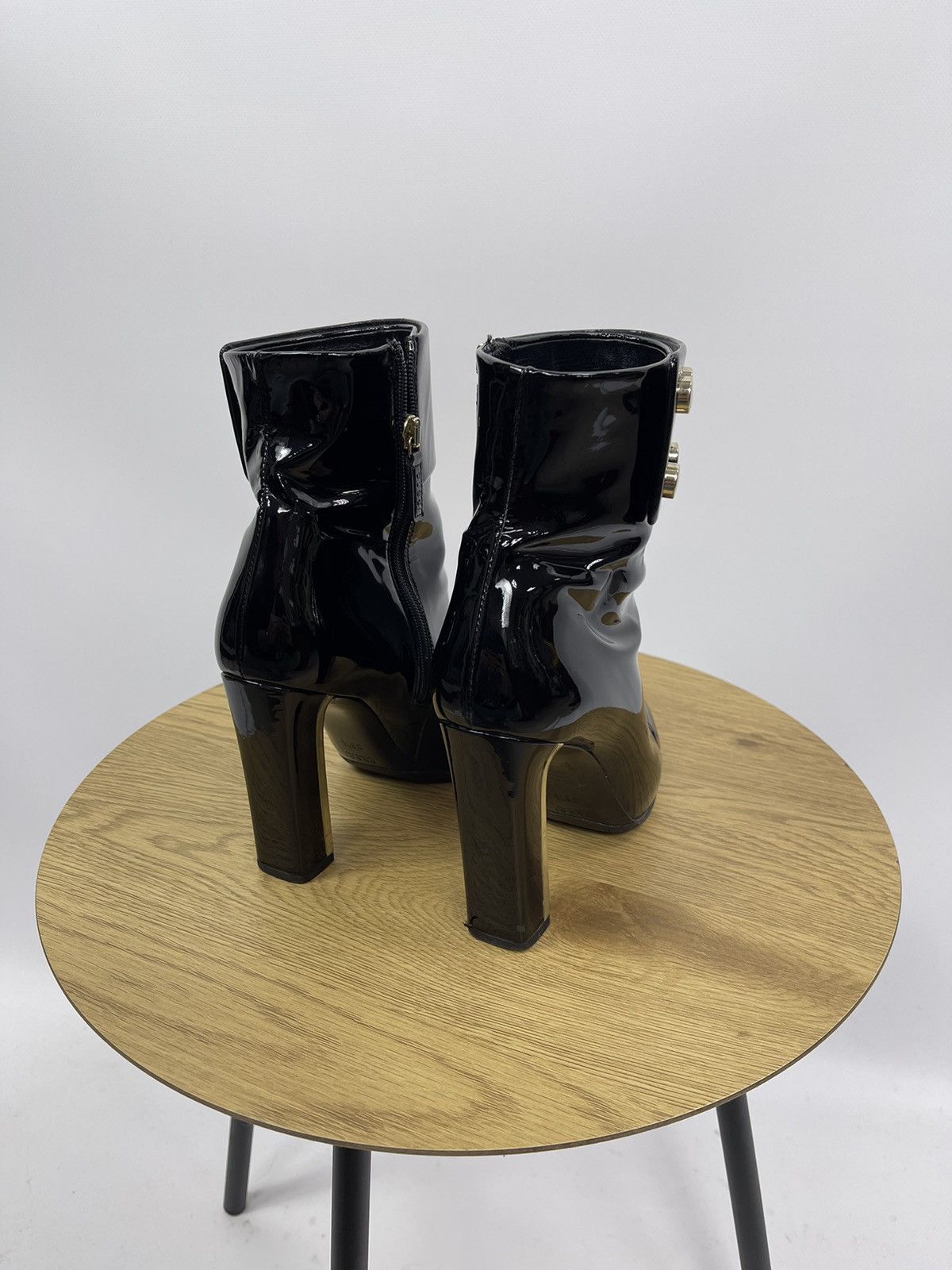 Gucci Gucci Heels Shoes Size 36.5 Vintage Lacquer Black Italy Size US 6.5 / IT 36.5 - 4 Thumbnail