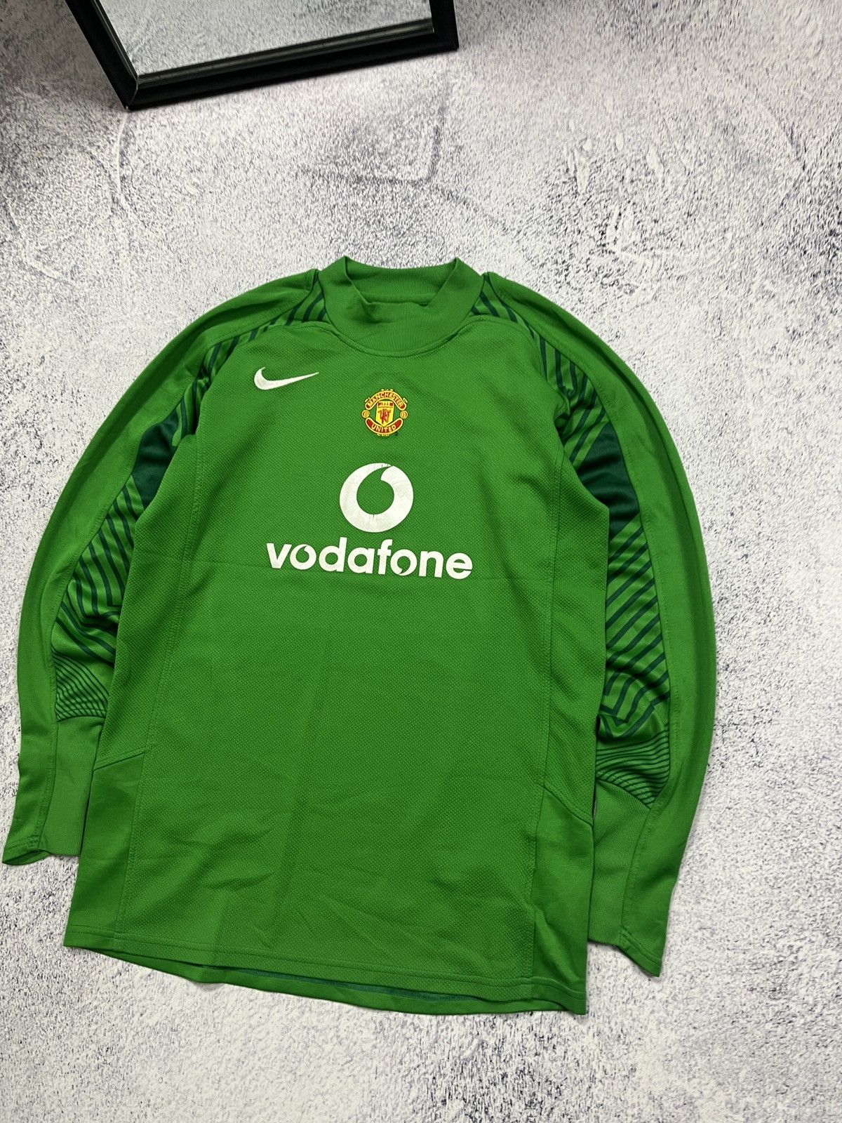 Vintage Nike Manchester United 2005 Goalkeeper Soccer Jersey Shirt Size US S / EU 44-46 / 1 - 3 Thumbnail