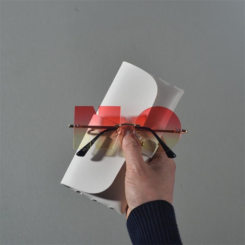 VIBE Future Street ins style custom avant-garde sunglasses Size ONE SIZE - 6 Thumbnail