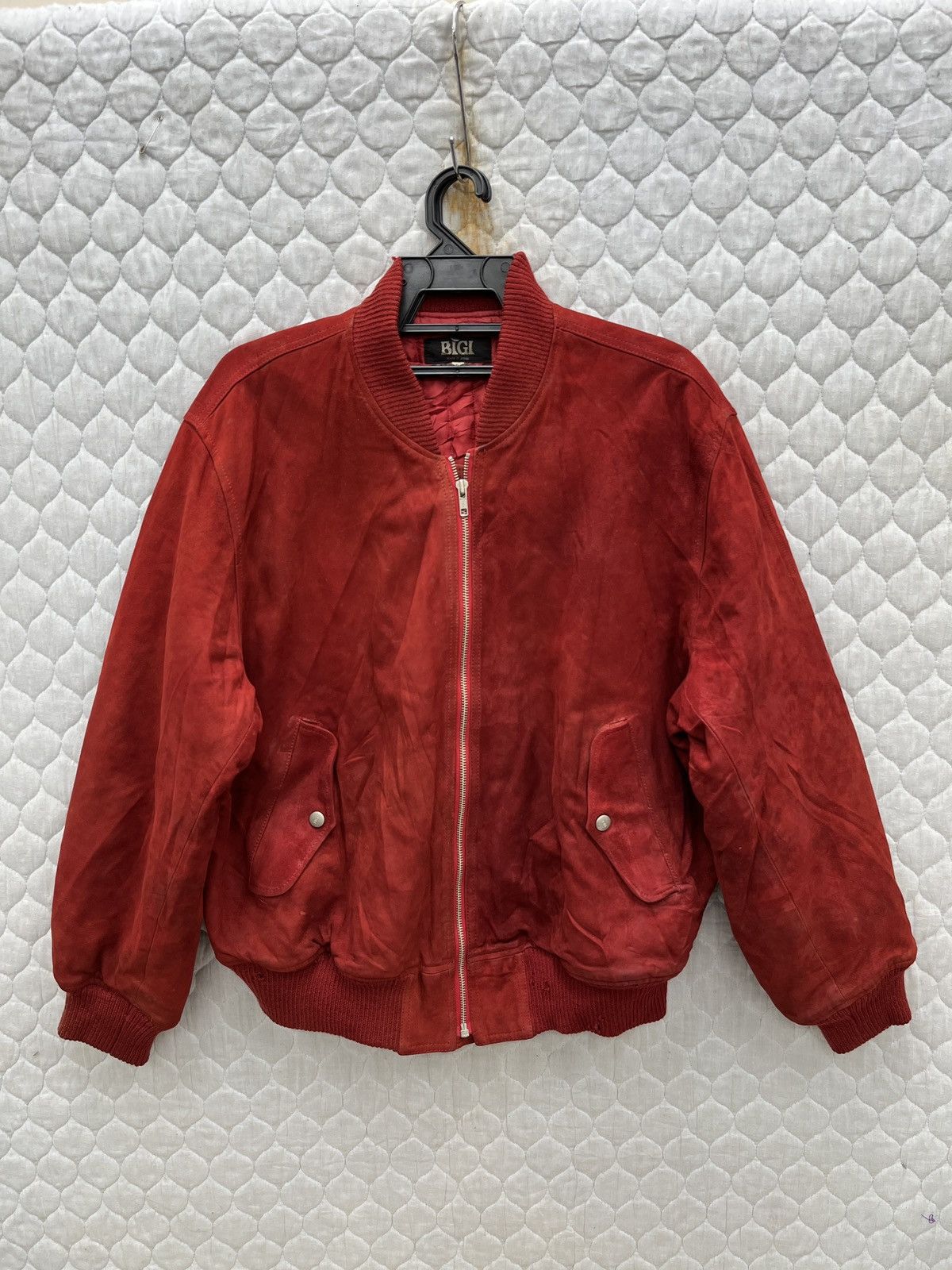 Genuine Leather 🔥🔥🔥STEALS VTG BIGI LEATHER BOMBER JACKET Size US M / EU 48-50 / 2 - 2 Thumbnail