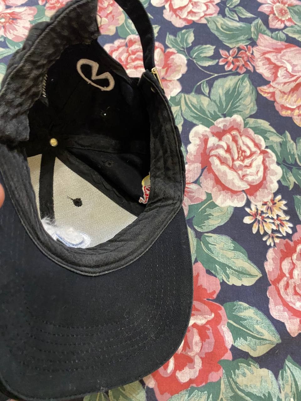 Vintage Hats INFINITI Vintage black Cap Y2K Red bull streetwear Size ONE SIZE - 7 Thumbnail
