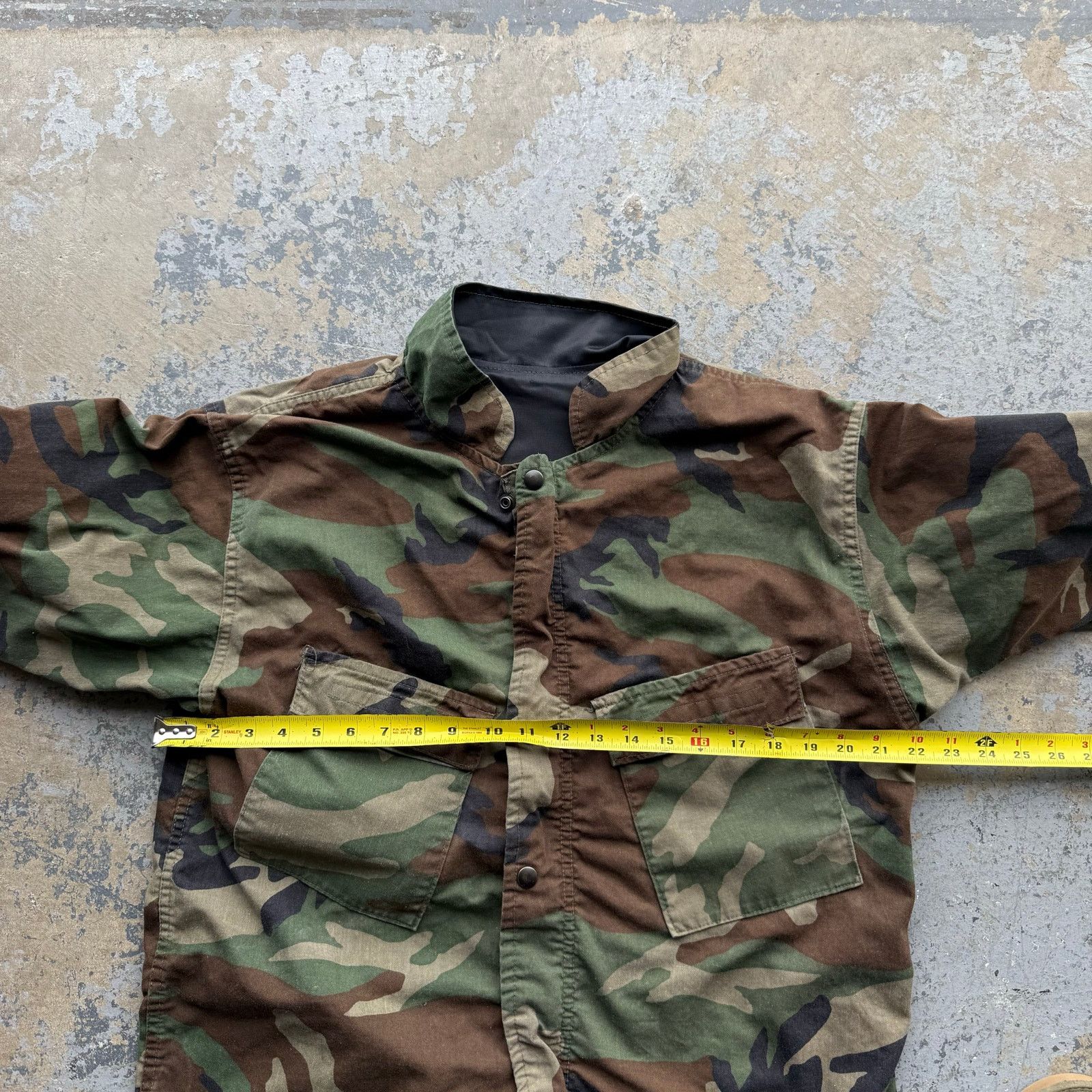 Vintage BDU Woodland Camo Chemical Protective Jacket Sz Small Size US S / EU 44-46 / 1 - 5 Thumbnail