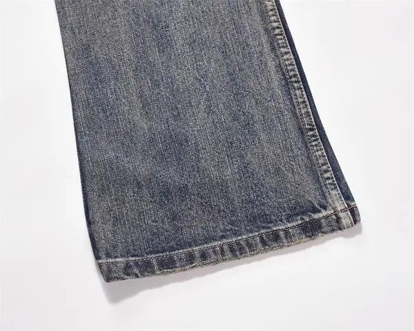 VIBE American street washed retro flared jeans y2k Size US 32 / EU 48 - 5 Thumbnail