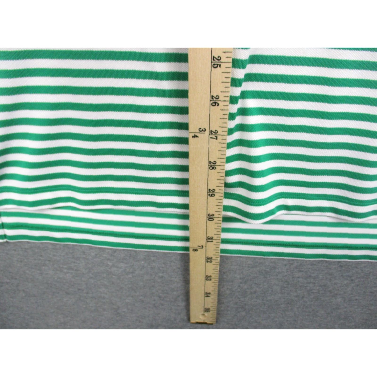 Ralph Lauren VINTAGE RLX Ralph Lauren Polo Shirt Large Mens Green Stripe Stretch Golf Size US L / EU 52-54 / 3 - 5 Thumbnail