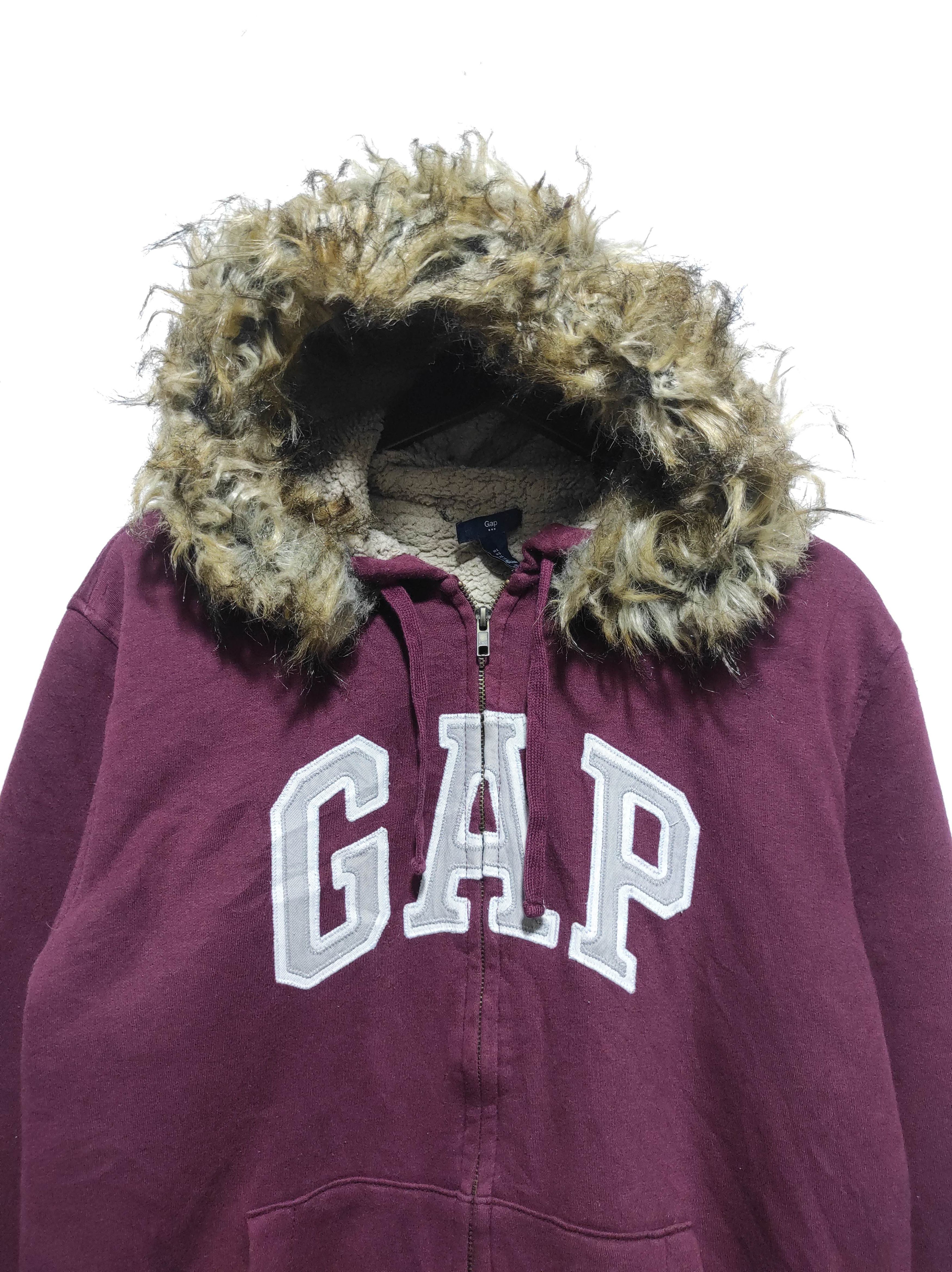 Gap GAP Sherpa Zip Fur Hoodie IfSixWasNine LGB style Size US L / EU 52-54 / 3 - 4 Thumbnail