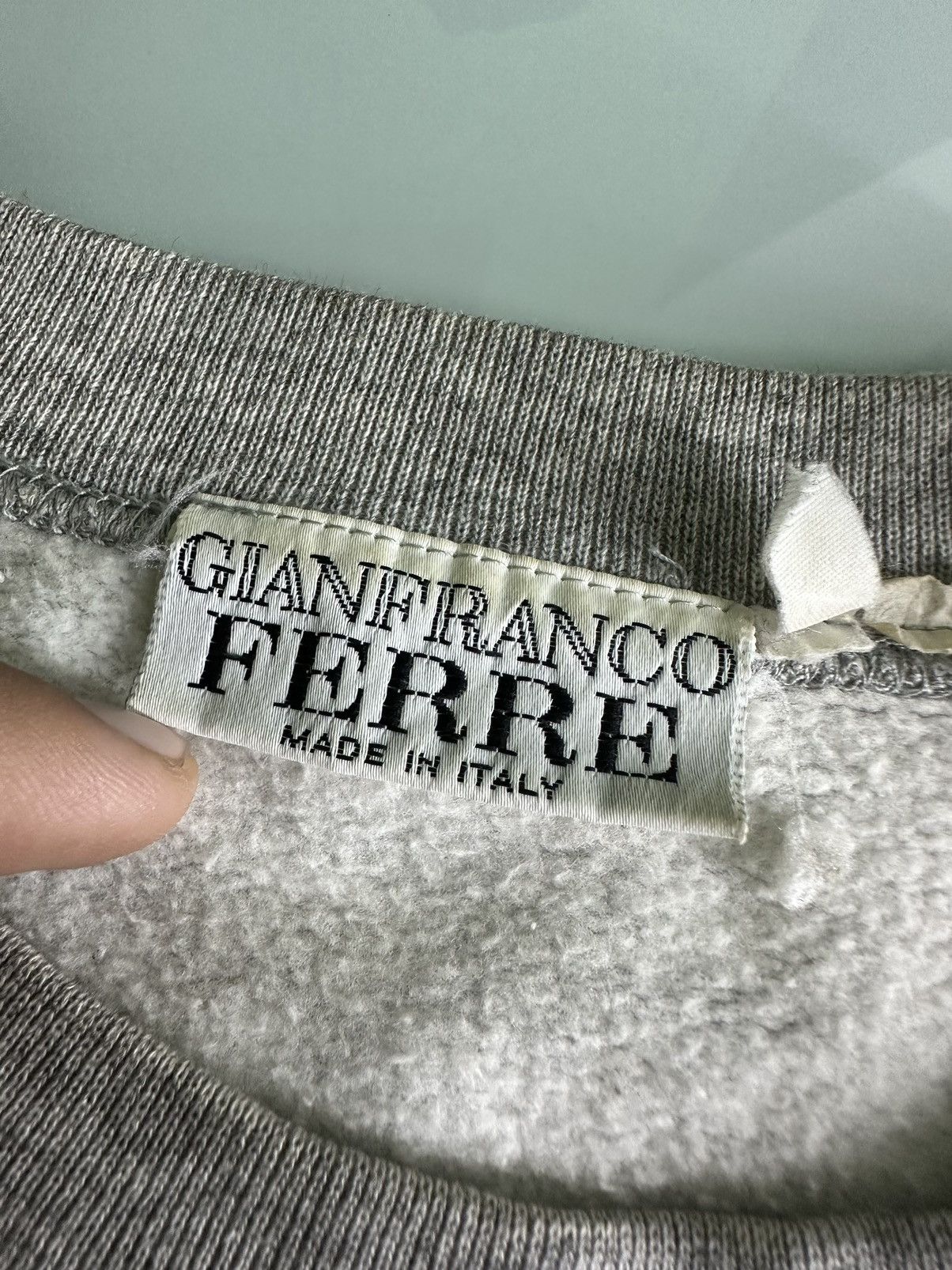 Gianfranco Ferre Vintage Gianfranco Ferre Big Print Logo Sweatshirt Size US M / EU 48-50 / 2 - 5 Thumbnail