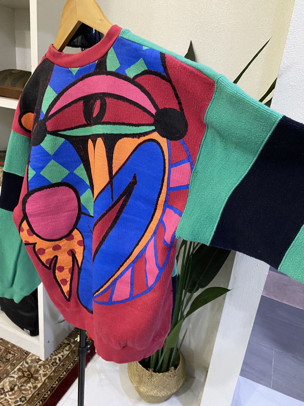 Designer × Kansai Yamamoto × Vintage Vintage Kansai Yamamoto Sweatshirt Size US M / EU 48-50 / 2 - 4 Thumbnail