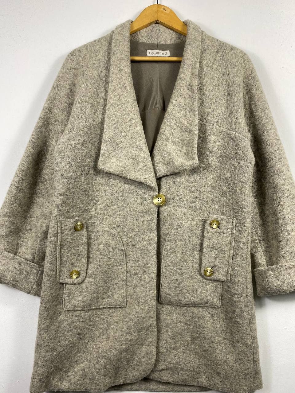 Japanese Brand vintage katharine ross wool jacket nice design Size M / US 6-8 / IT 42-44 - 1 Thumbnail