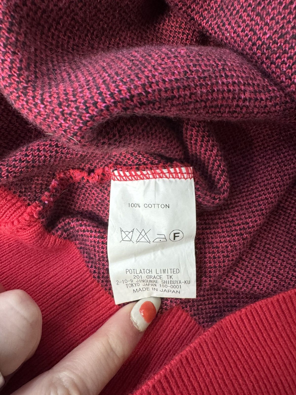 Cav Empt Cav Empt “Joker” cotton sweater colorblock grey and red Sz L Size US L / EU 52-54 / 3 - 4 Thumbnail