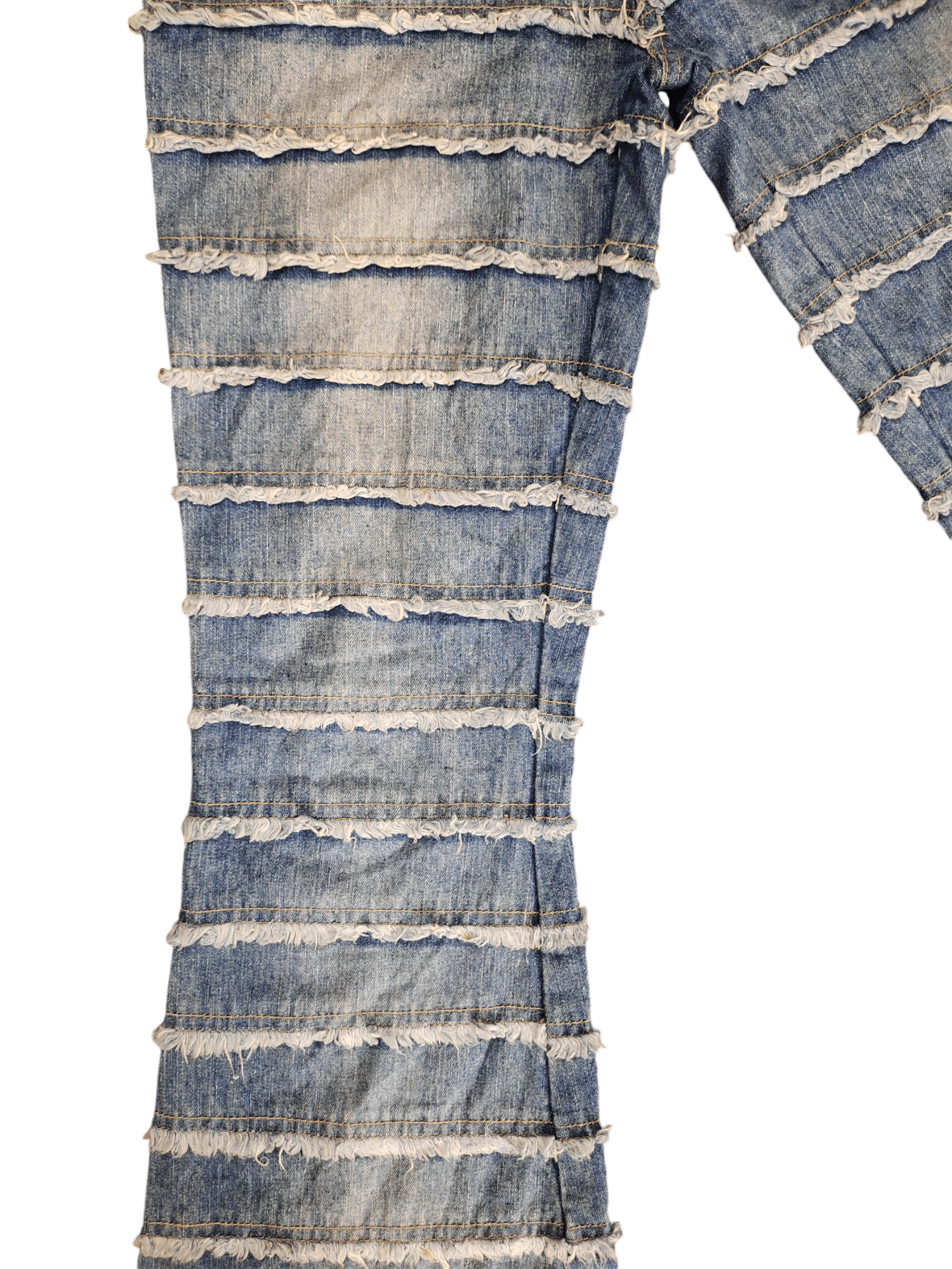 If Six Was Nine Flare Jeans F.T.S Hagi Patchwork Denim Bootcut Hysterics Sty Size US 27 - 9 Thumbnail