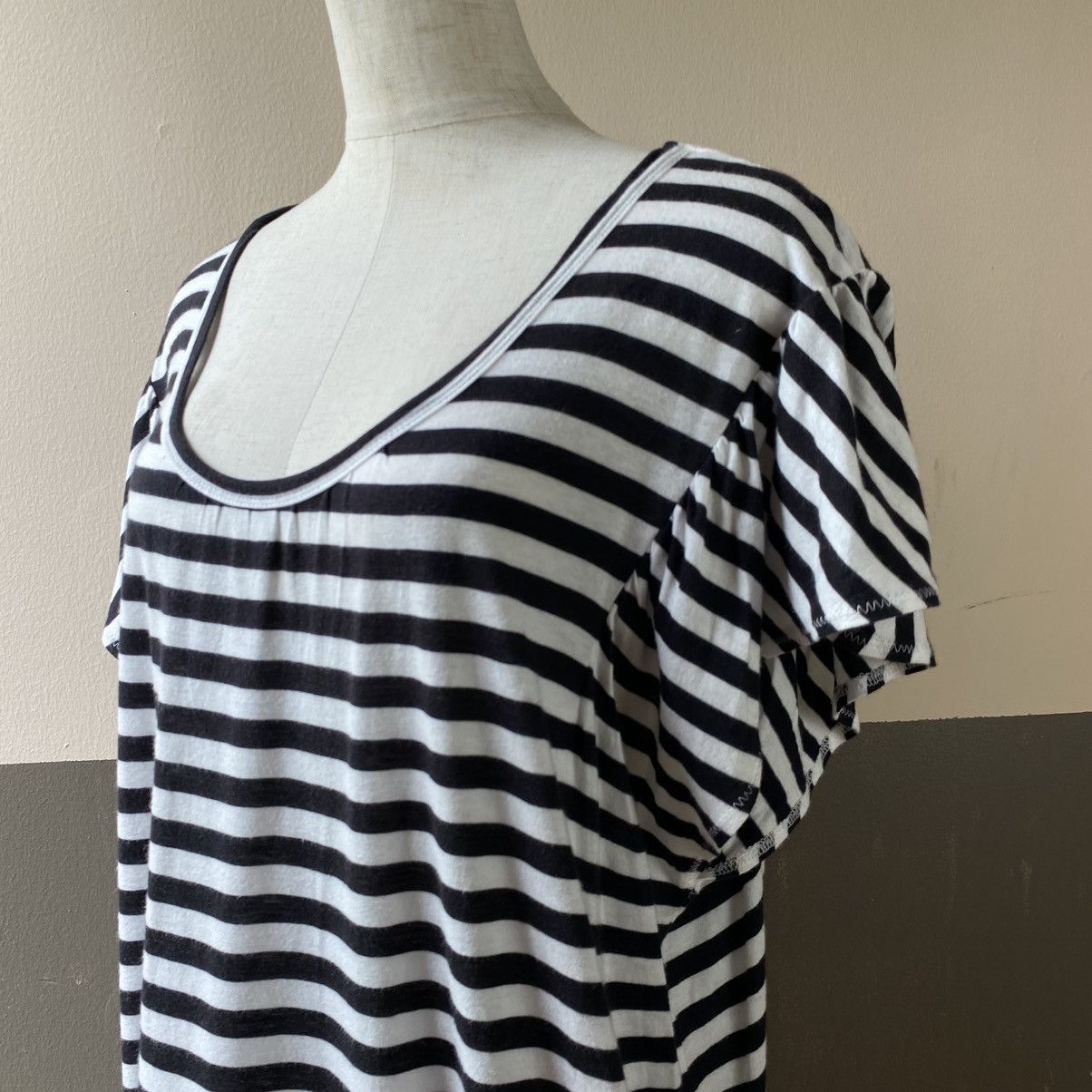 Tsumori Chisato Tsumori Chisato Striped Casual Dress with Contrast Pocket Size XS / US 0-2 / IT 36-38 - 19 Thumbnail