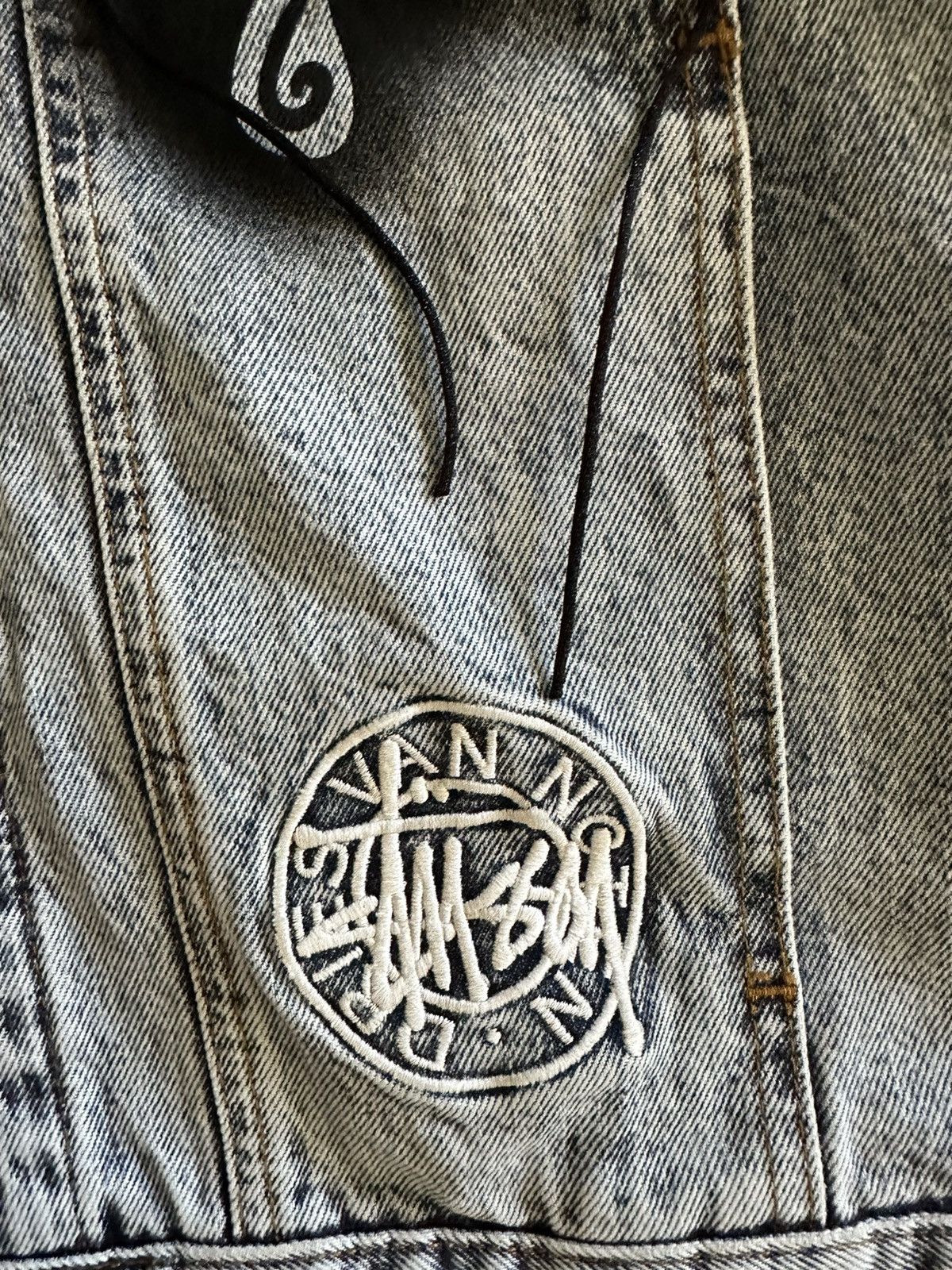 Dries Van Noten × Stussy Dries Van Noten Stussy Denim Jacket Size US L / EU 52-54 / 3 - 4 Thumbnail