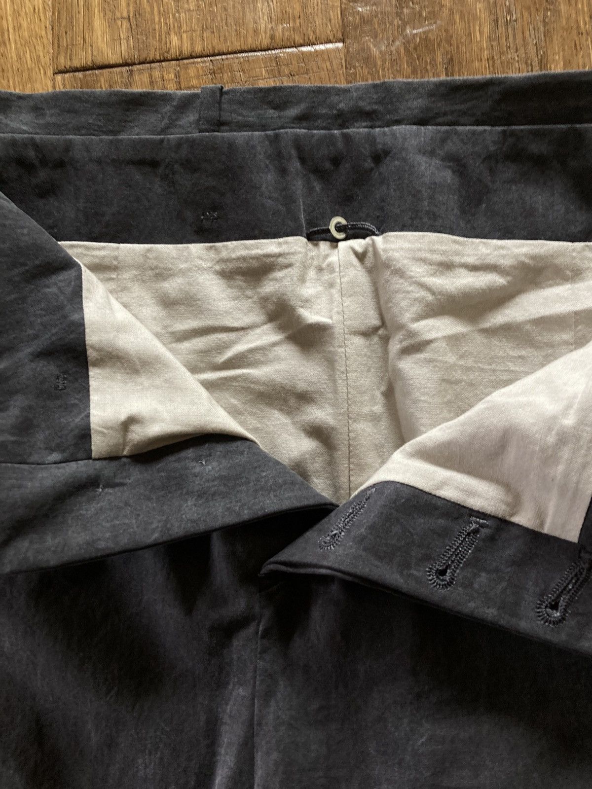 Label Under Construction Museum Piece LABEL UNDER CONSTRUCTION Vein Texture Pants Size US 31 - 9 Thumbnail