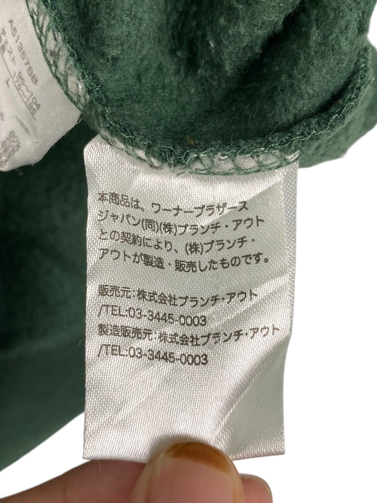 Designer × Vintage Vintage Tom&Jerry Printed Crewneck Sweatshirt Green Size L / US 10 / IT 46 - 10 Thumbnail