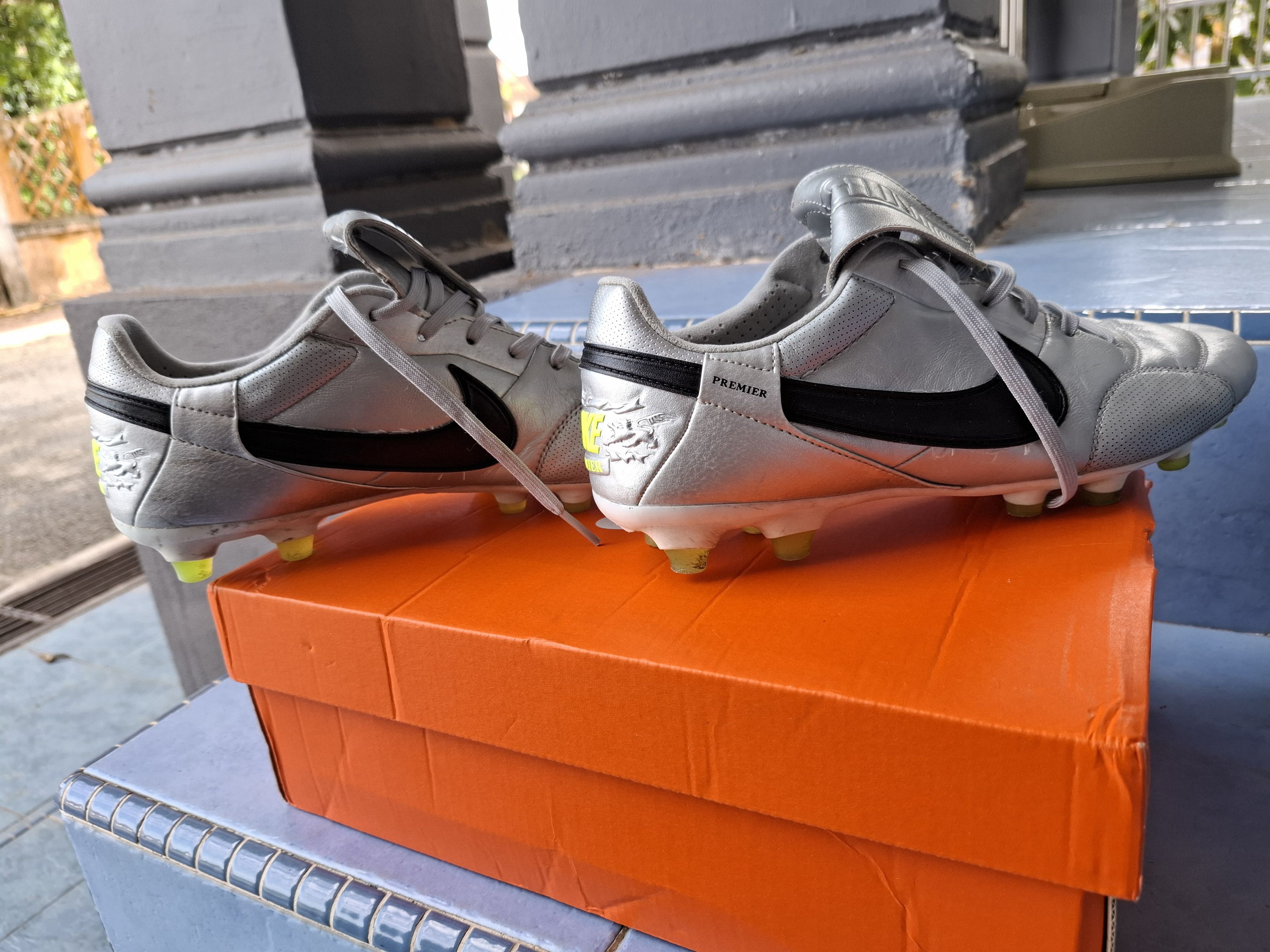Nike Nike Premier III FG Metallic Silver/Volt/Black Size US 9 / EU 42 - 7 Thumbnail