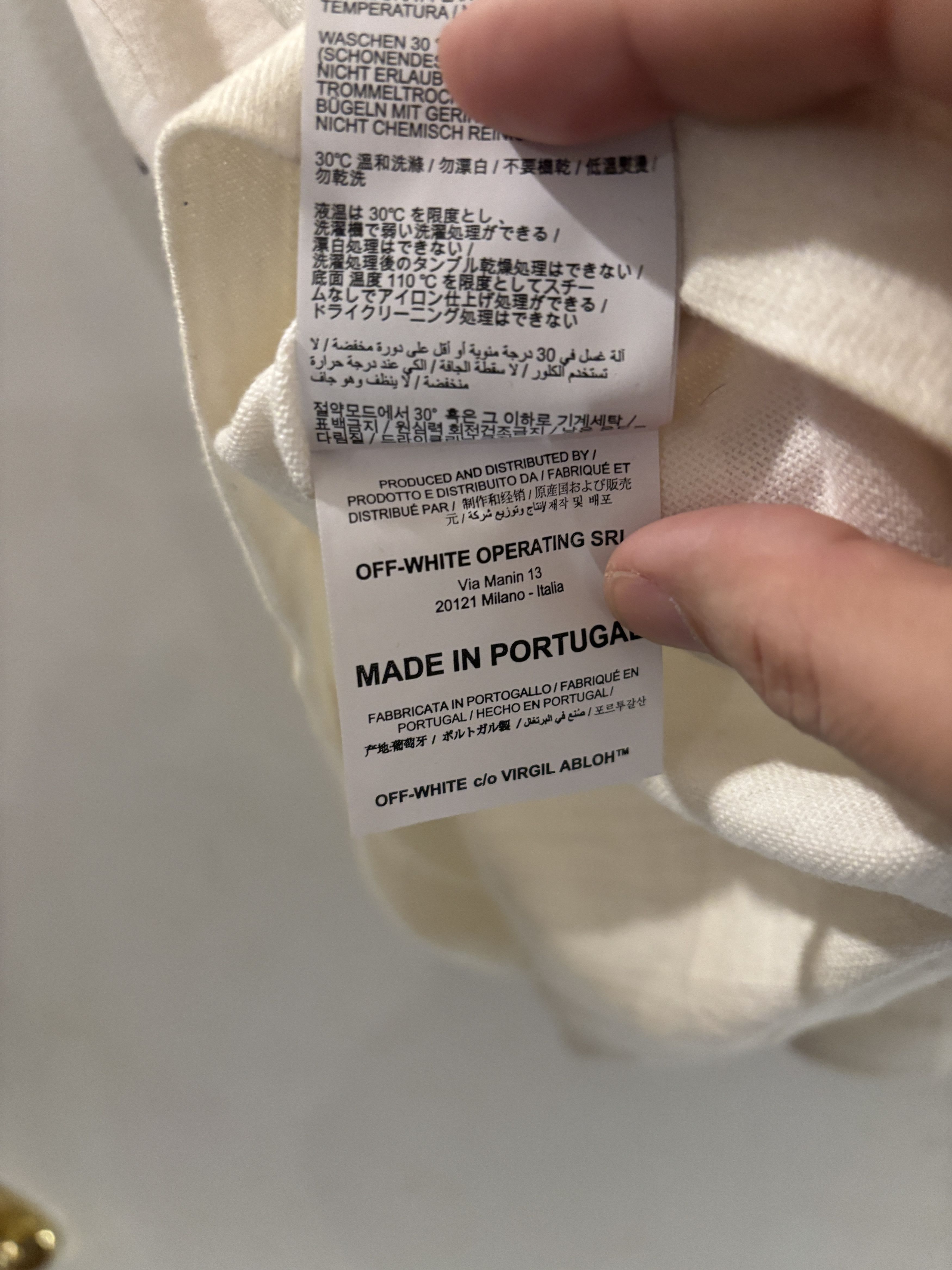 Off-White Virgil Abloh x MCA "Figures of Speech" Caravaggio Tee Size US XL / EU 56 / 4 - 9 Thumbnail