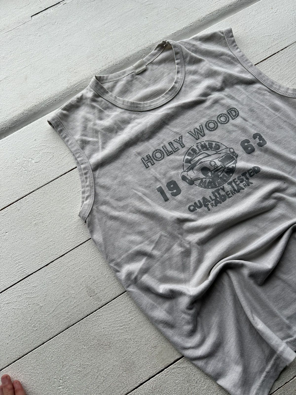 Vintage 🚨 RARE VNTG HOLLYWOOD 1963 SHELBY CAR USA STATE FADED Size US S / EU 44-46 / 1 - 2 Thumbnail
