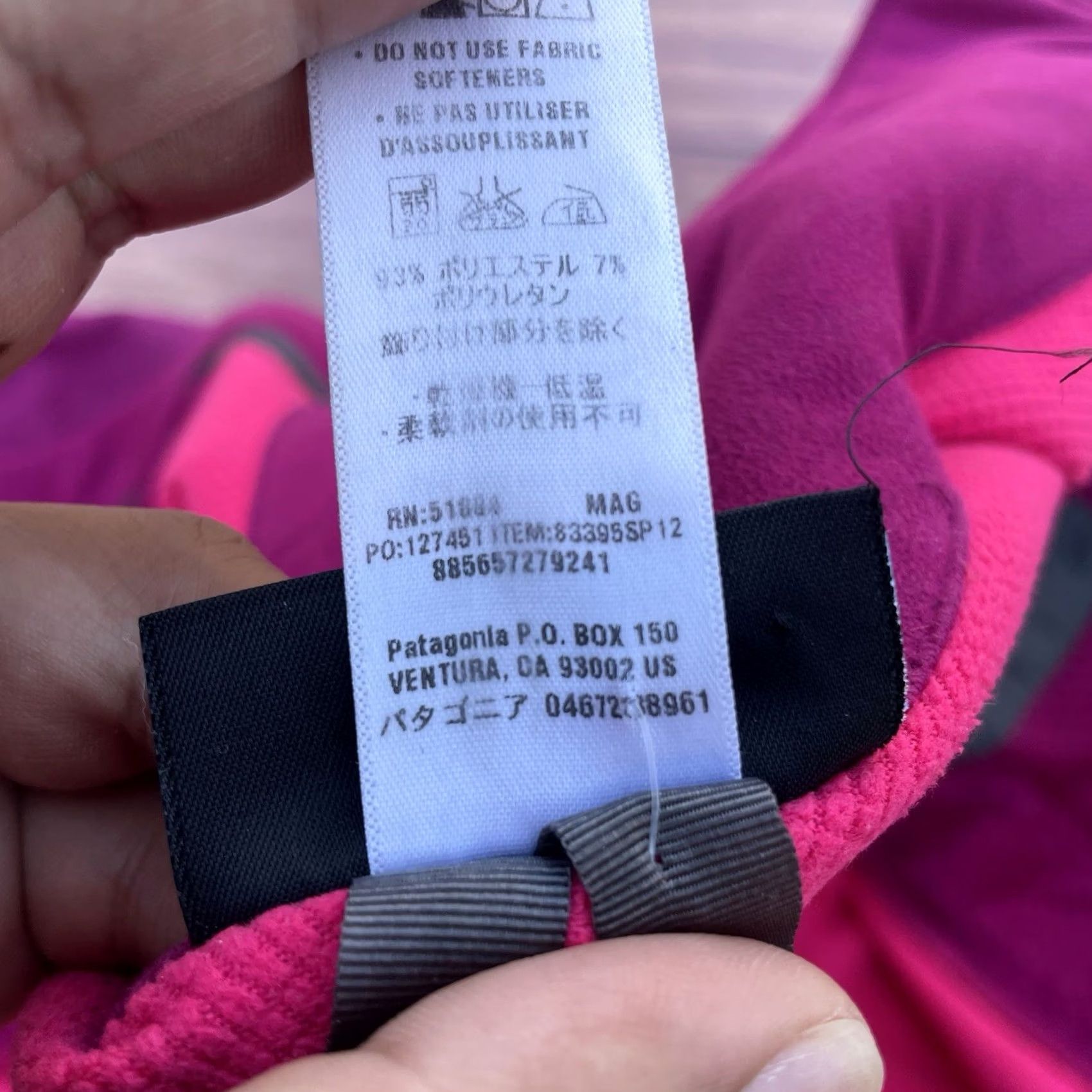 Patagonia Patagonia Jacket Womens M PolarTec WindBloc Pink Full Zip Soft Shell Gorpcore Size M / US 6-8 / IT 42-44 - 7 Thumbnail