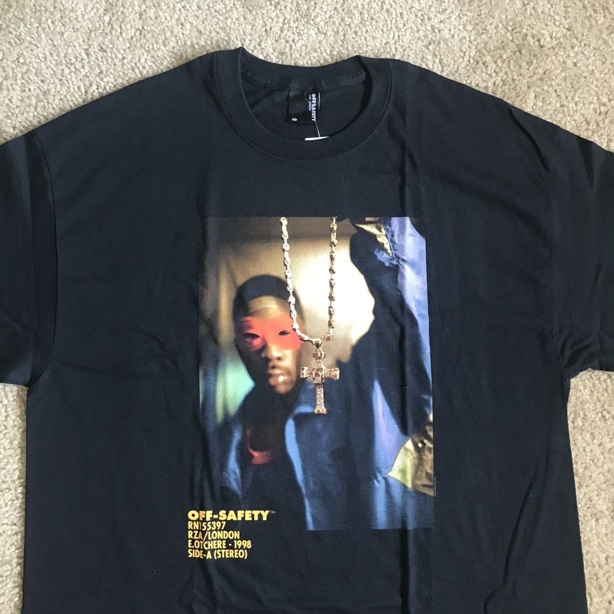 Wu-Tang Clan 🔴Wu-Tang Shirt Size XL Rza Bobby Digital Off Safety WuTang Size US XL / EU 56 / 4 - 9 Thumbnail