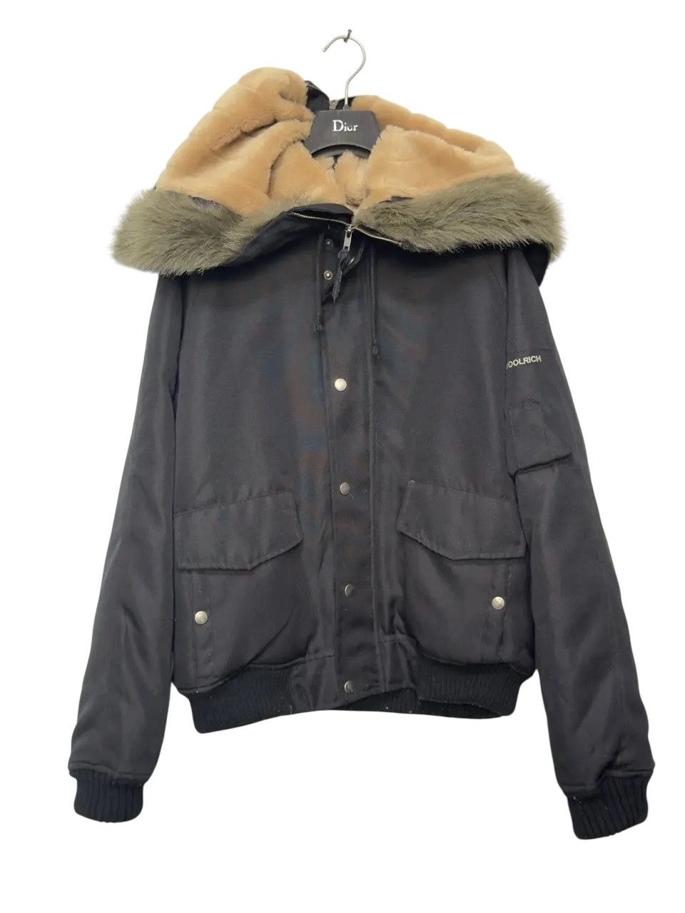 Woolrich Woolen Mills 🔥 hooded bomber jacket puffer fur woolrich size Small Size US S / EU 44-46 / 1 - 1 Thumbnail