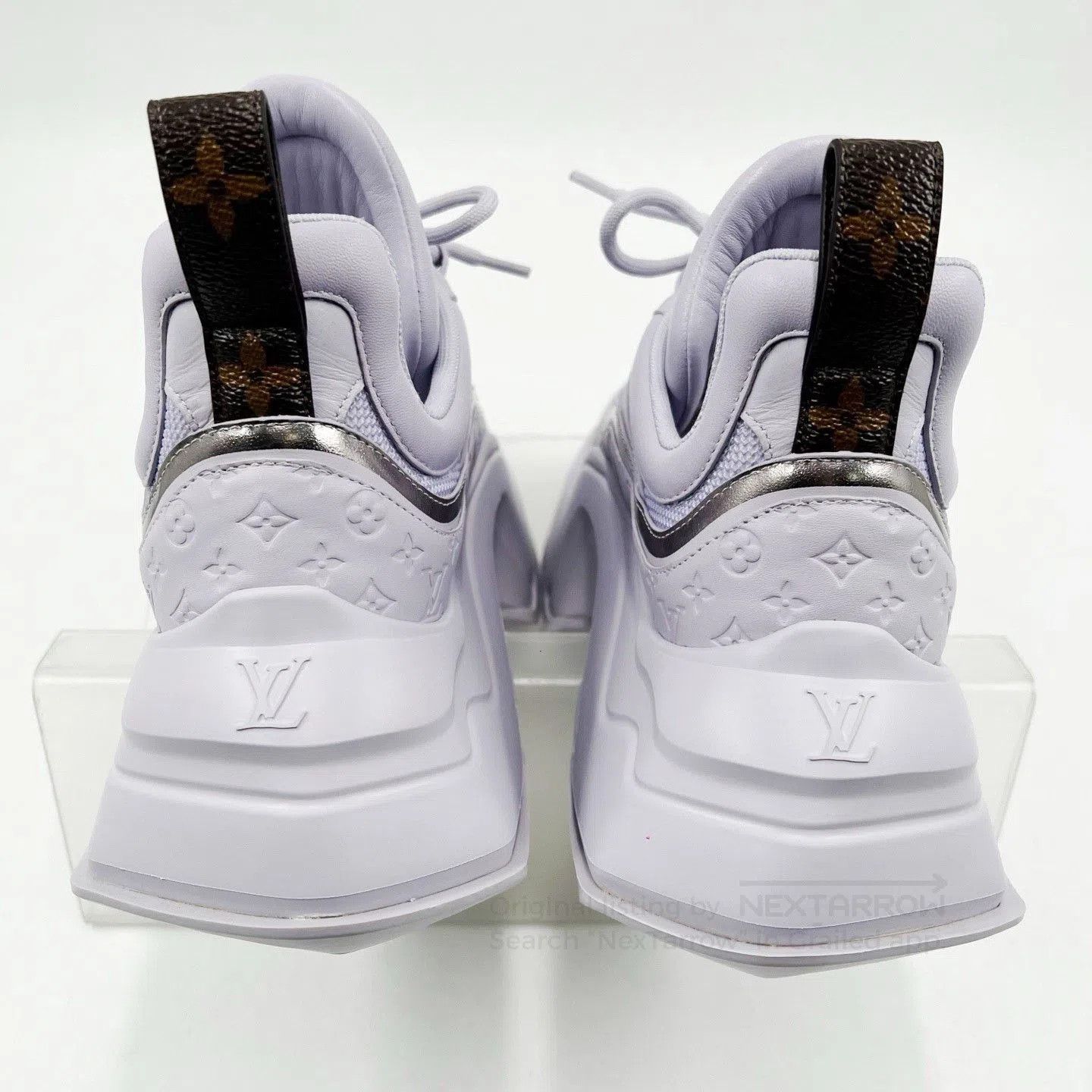 Louis Vuitton LV Purple Archlight2.0 Leather Platform Sneakers. Size US 4 / IT 34 - 6 Thumbnail