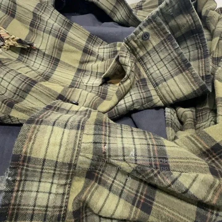Balenciaga Balenciaga Green Checkered Long Sleeve Shirt. Size US M / EU 48-50 / 2 - 9 Thumbnail