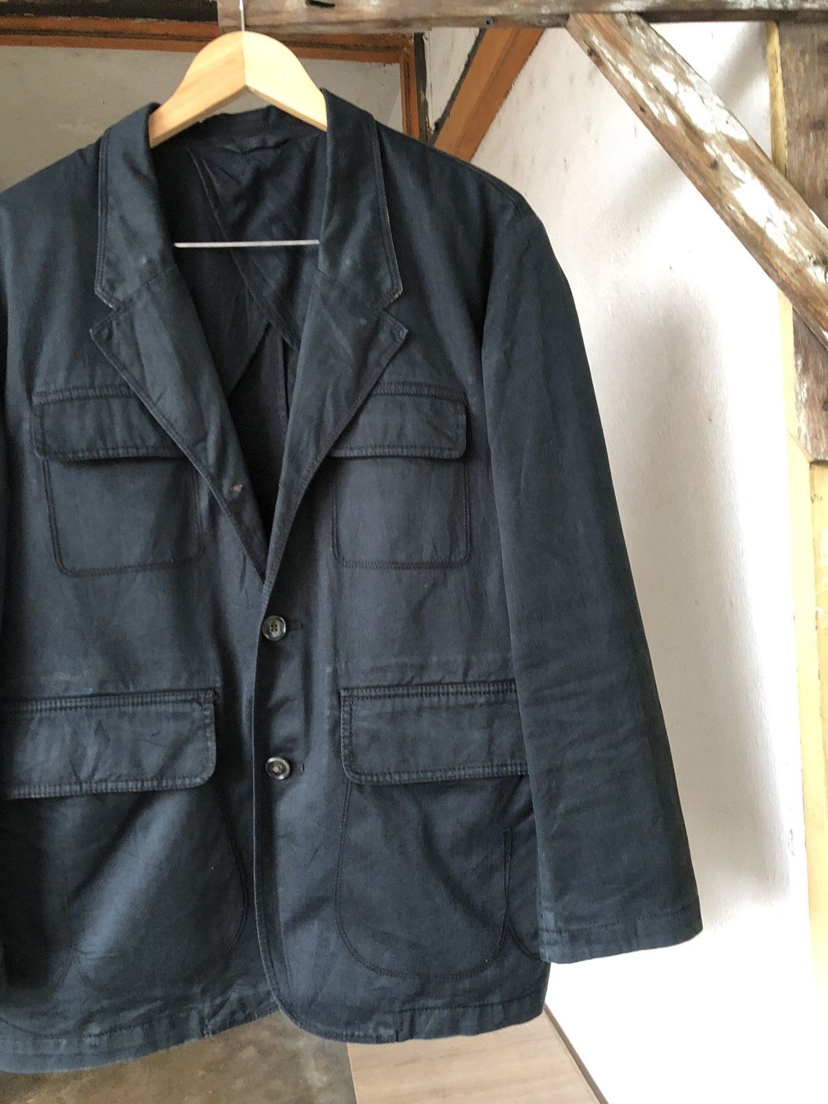 Gap Gap Military Style Pocket Blazer Jacket Like Yohji Yamamoto Size US L / EU 52-54 / 3 - 6 Thumbnail