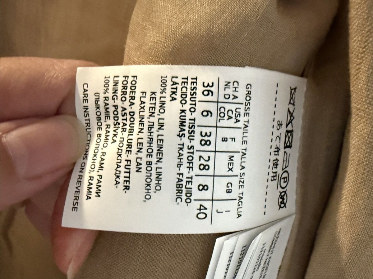 Max Mara Max Mara Double-Breasted Linen Trench Coat– Size 40 Size S / US 4 / IT 40 - 11 Thumbnail