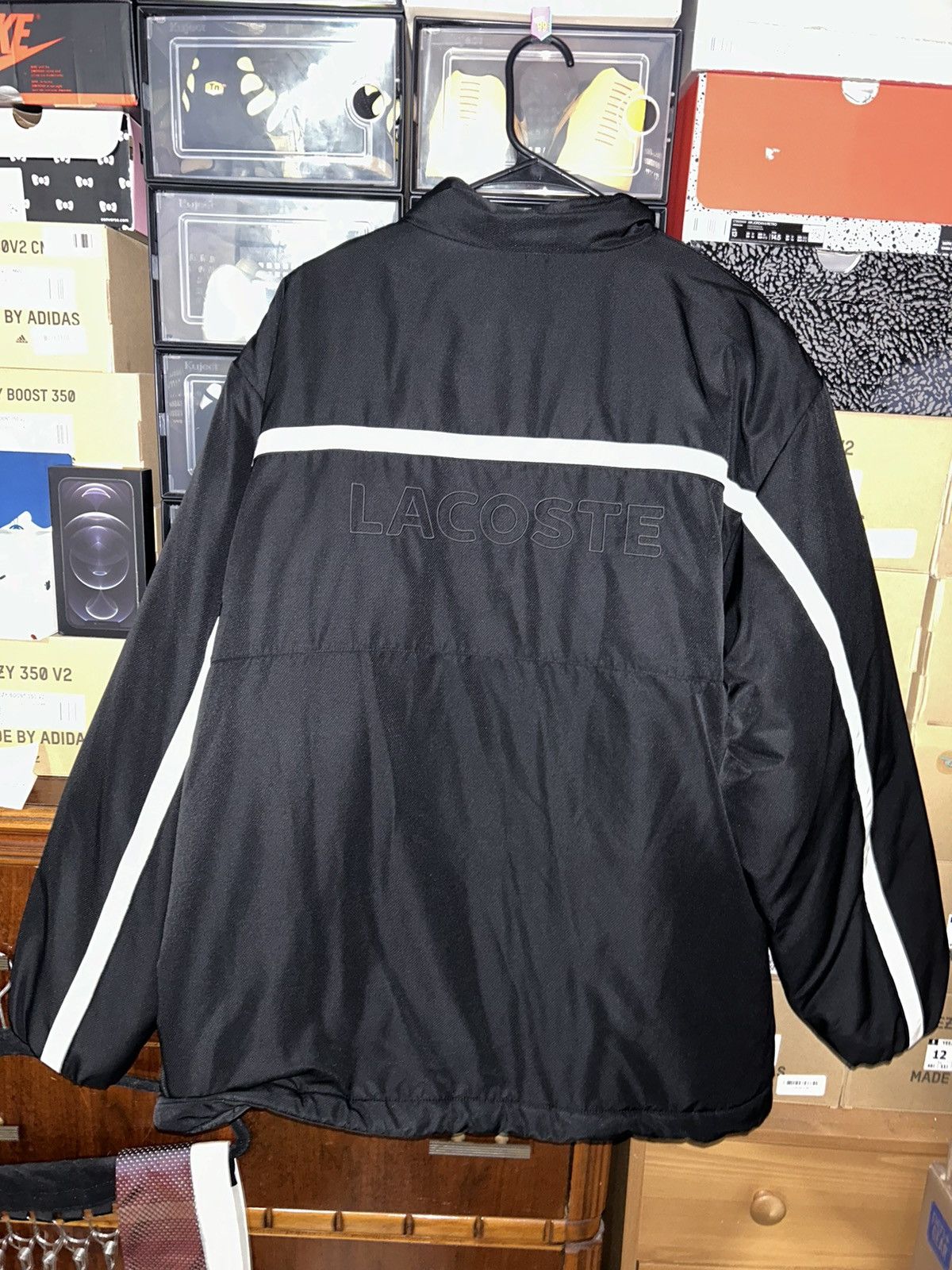 Supreme Supreme Lacoste Puffy Half Zip Pullover Jacket FW19 size XL Size US XL / EU 56 / 4 - 5 Thumbnail