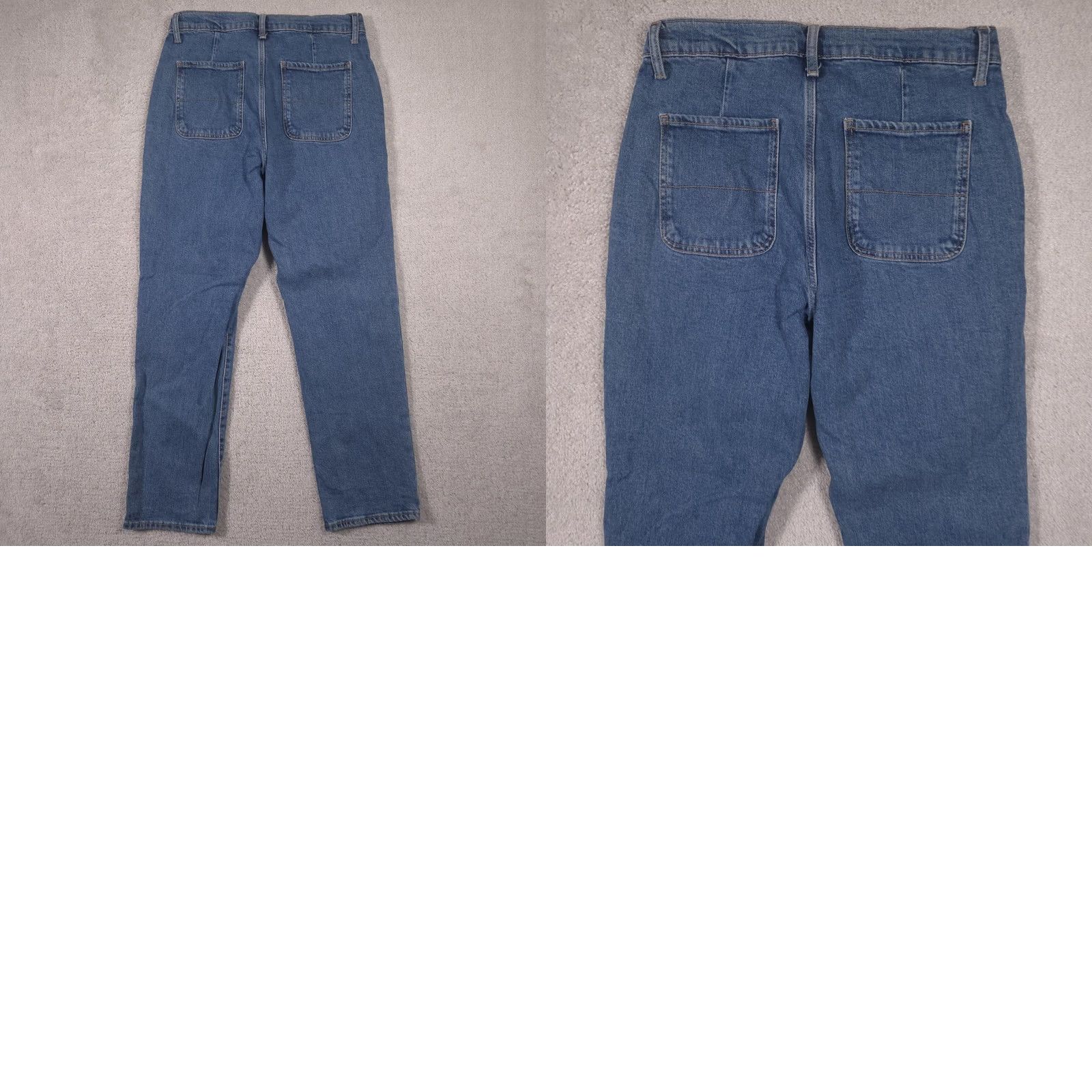 Old Navy Old Navy Jeans Womens 10 Blue Wash Straight Extra High Rise Stretch Size 32" / US 10 / IT 46 - 9 Thumbnail
