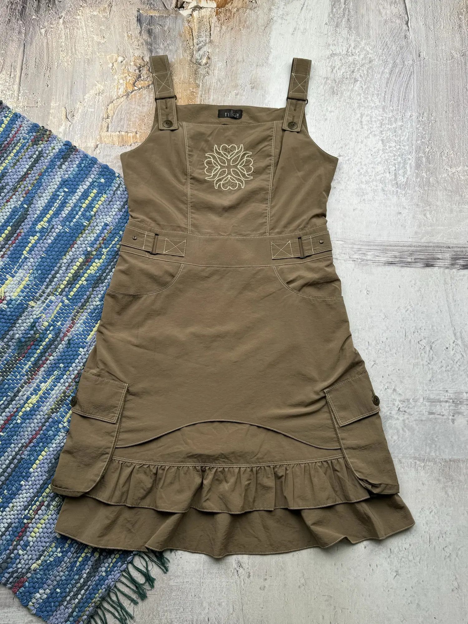 Vintage Cargo Baggy Dress A375(17)