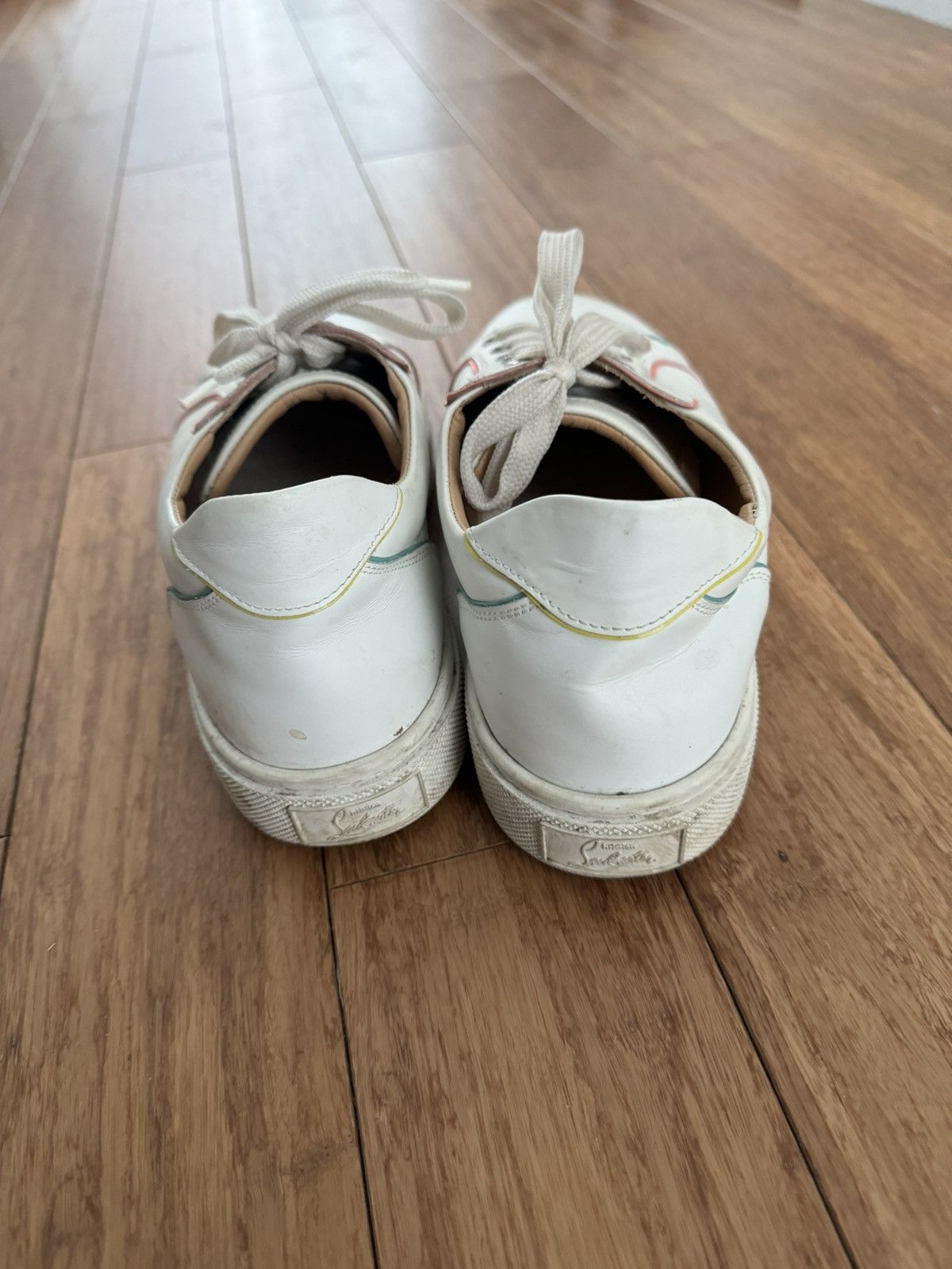 Christian Louboutin Christian Louboutin Women White Sneakers Size US 10 / IT 40 - 3 Thumbnail