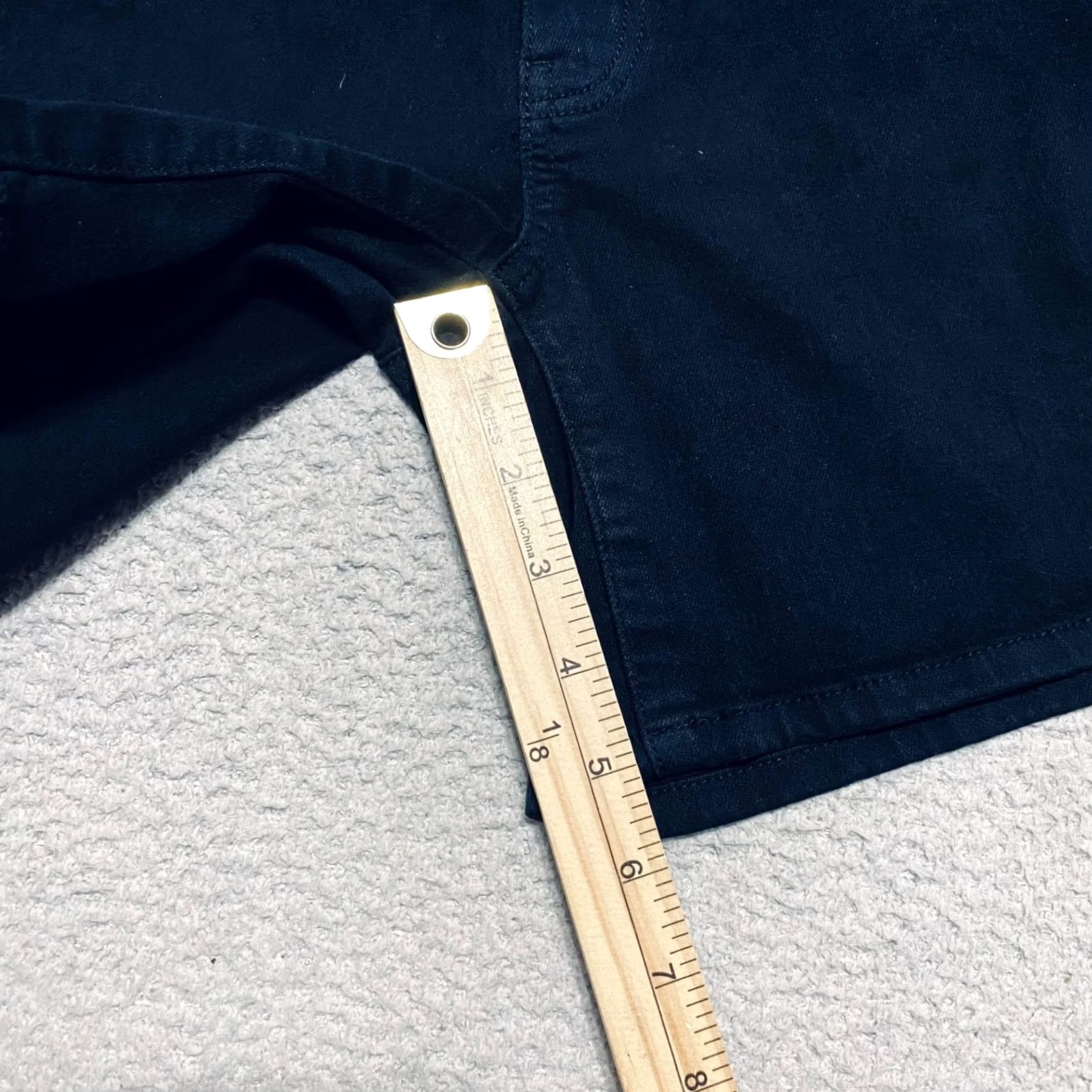 American Eagle Outfitters American Eagle Outfitters Shorts Bermuda Womens 6 Black Denim 5 in Inseam Stretch 5-Pocket Logo Cqb Regular Summer Size 28" / US 6 / IT 42 - 5 Thumbnail
