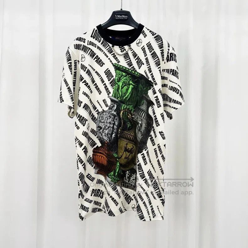 Louis Vuitton Louis Vuitton Chain Print Short Sleeve Shirt. Size US M / EU 48-50 / 2 - 1 Thumbnail