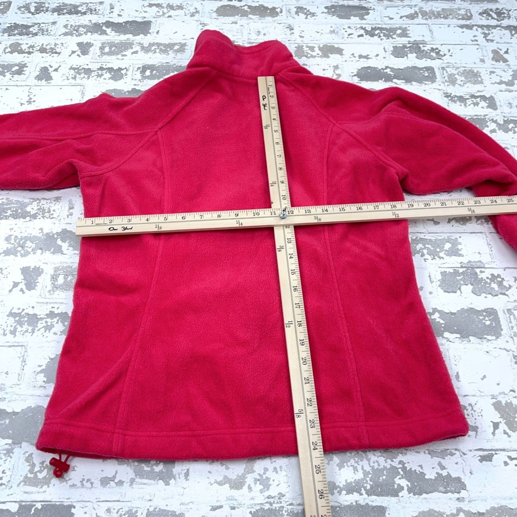 Layer 8 Columbia Women Medium Pink Fleece Jacket Sweater Coat Full Zip Ladies A12 Size M / US 6-8 / IT 42-44 - 7 Thumbnail
