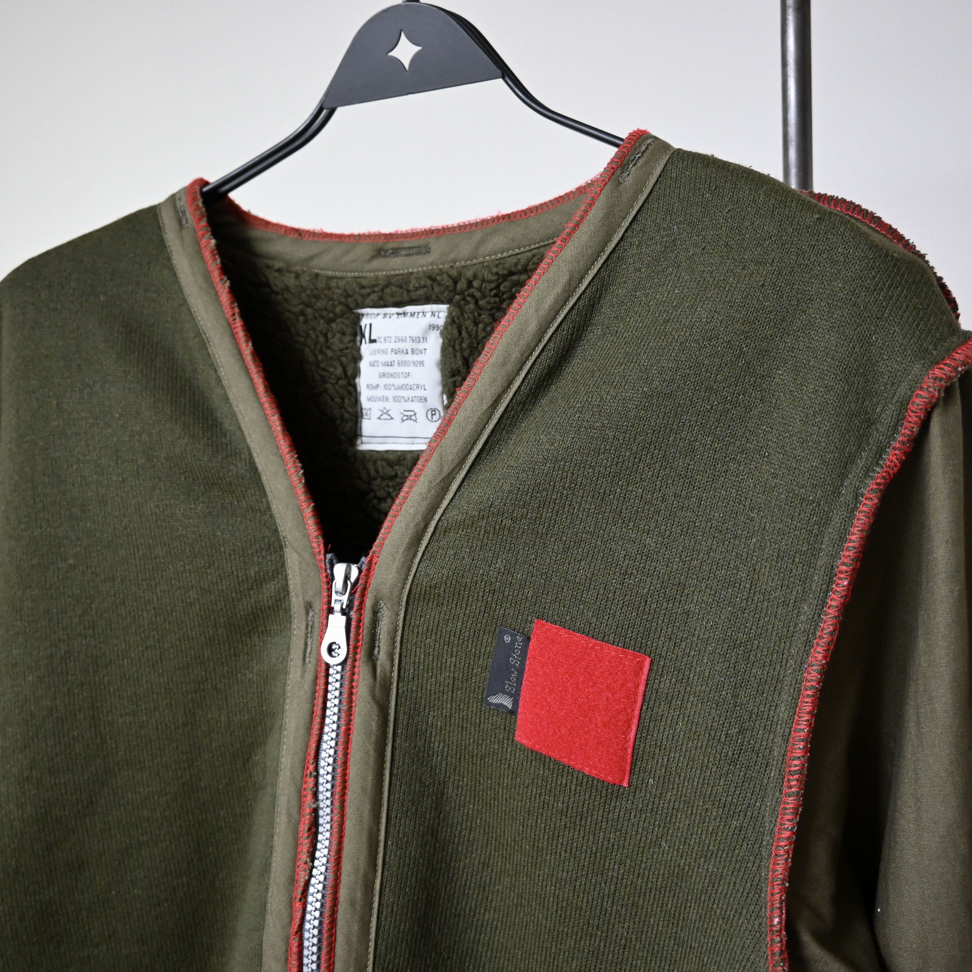 Vintage Vintage Slow Stone fleeced military liner jacket Size US M / EU 48-50 / 2 - 6 Thumbnail