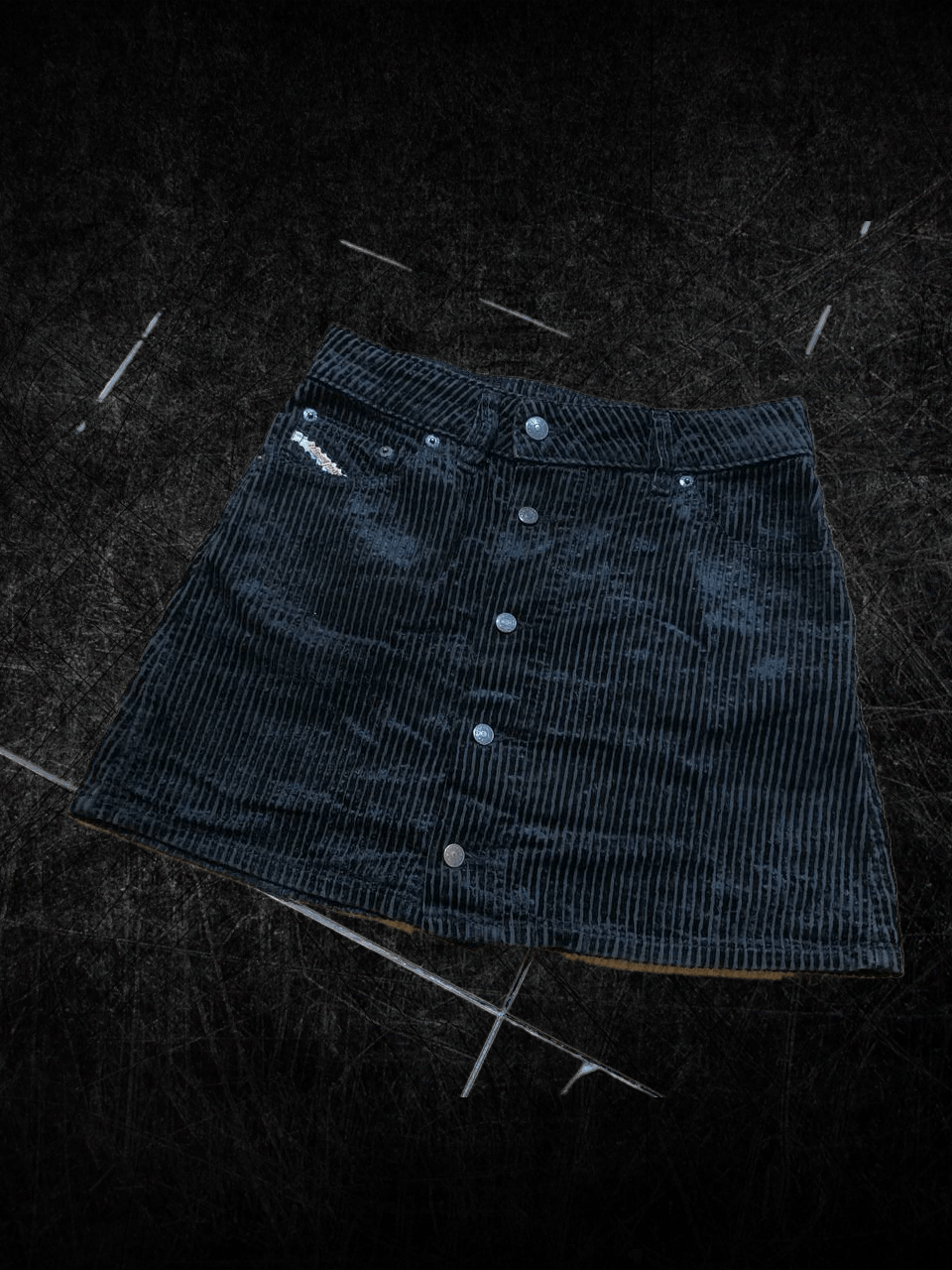 Diesel Diesel Classic 90s Y2K Corduroy Button Front Mini Skirt. Size 27" / US 4 / IT 40 - 1 Thumbnail