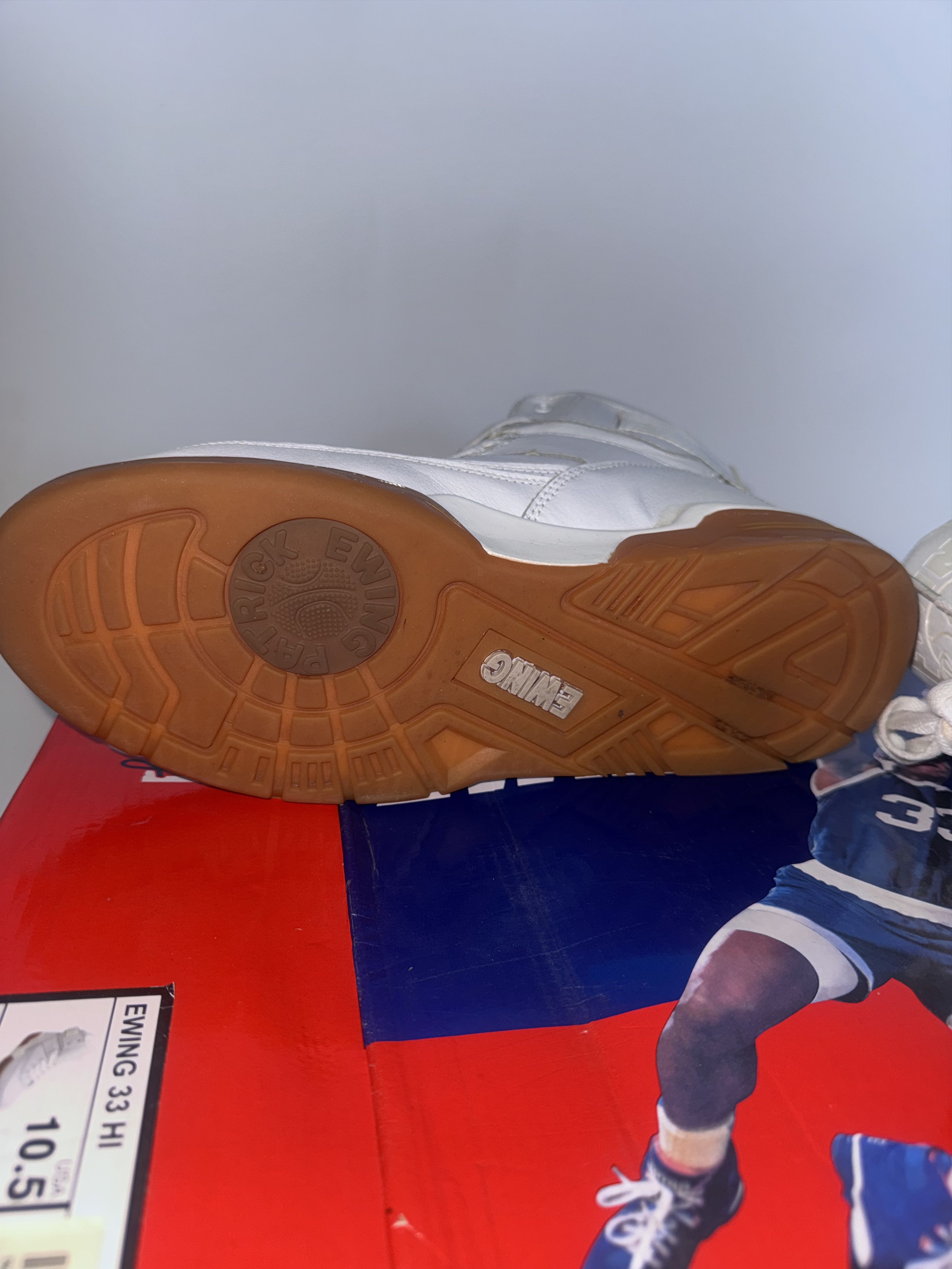 Ewing Athletics Ewing 33 Hi White Gum Size US 10.5 / EU 43-44 - 10 Thumbnail