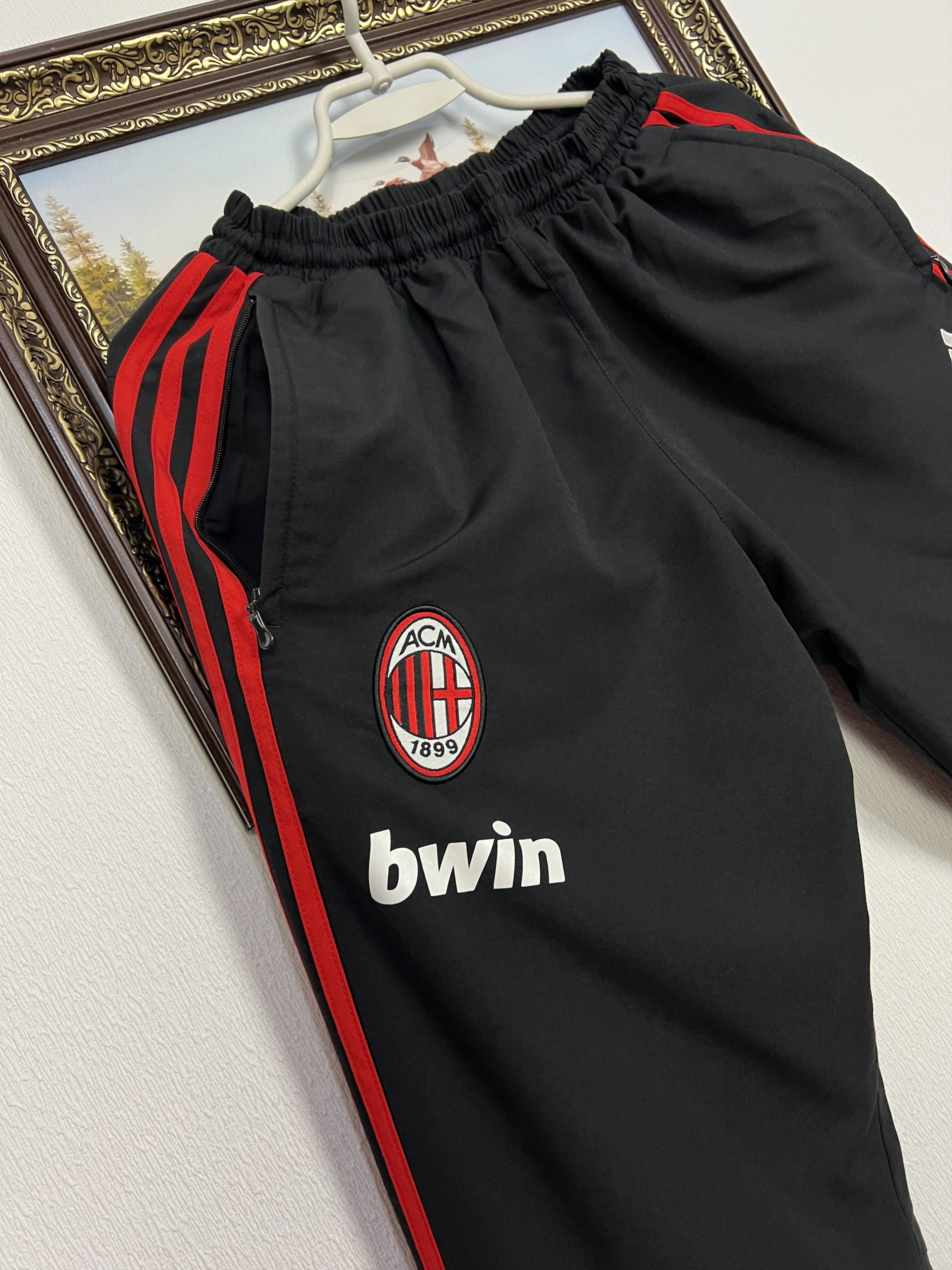 Adidas Vintage AC Milan Football Track Suit Soccer Set Jacket Pants Size US S / EU 44-46 / 1 - 13 Thumbnail