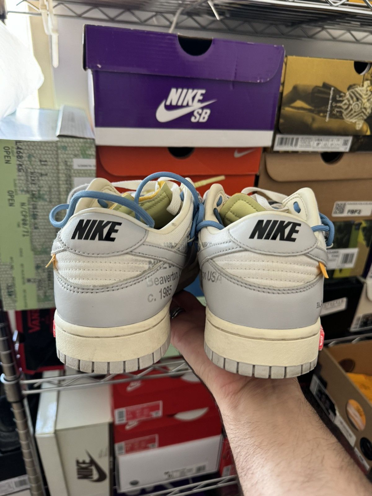 Nike × Off-White × Virgil Abloh Nike Dunk Low Off-White Lot 5 Size US 9 / EU 42 - 11 Thumbnail