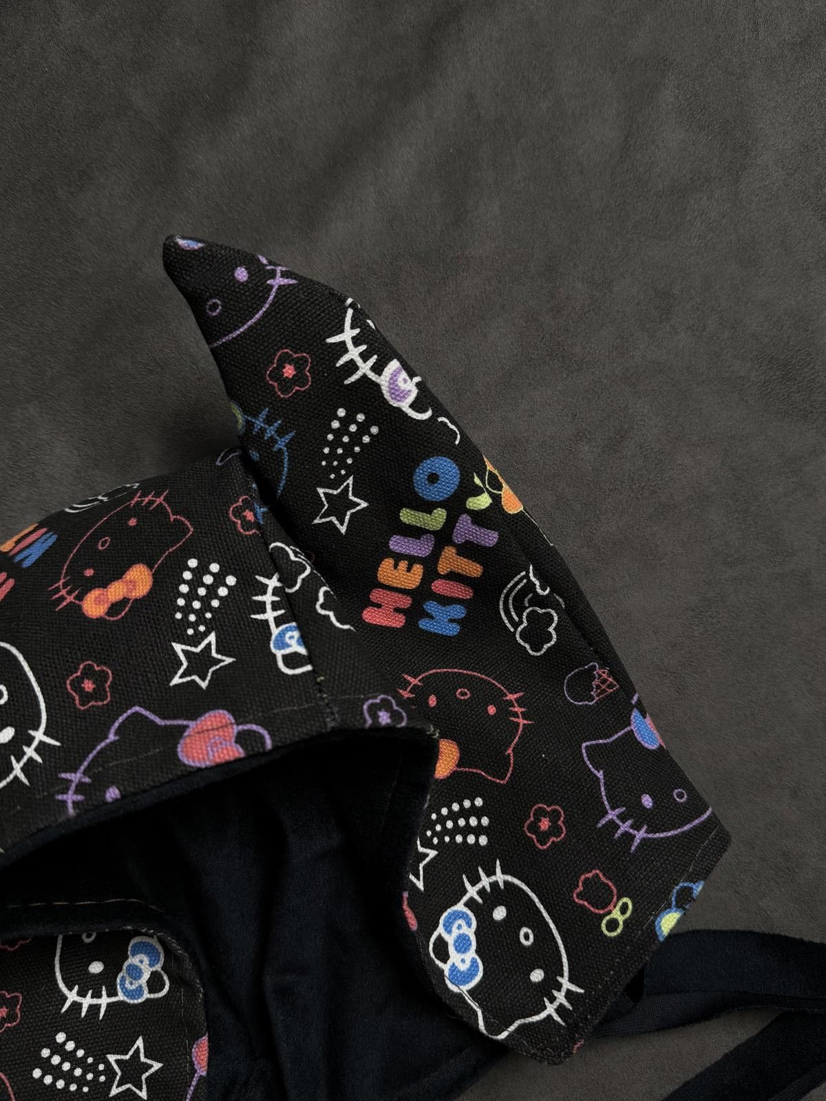 Japanese Brand Handmade Reversible Hello Kitty Cat Ear Hat - Kawaii Cosplay Size ONE SIZE - 8 Thumbnail