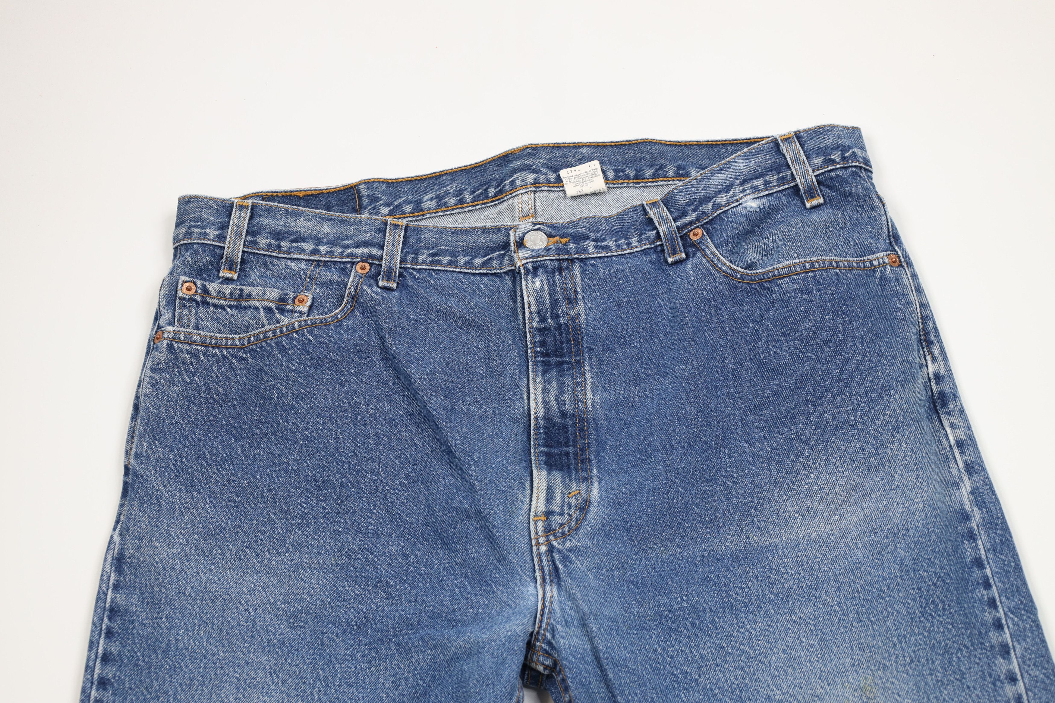 Levi's Vintage Y2K 2000 Levis 505 Regular Straight Leg Jeans USA Size US 42 / EU 58 - 2 Thumbnail