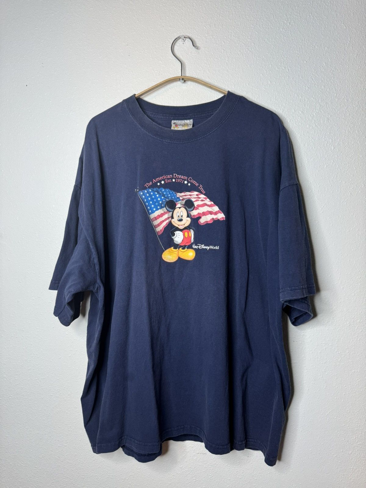 Disney Disney World Mickey The American Dream Come True T-Shirt Y2K Size US XL / EU 56 / 4 - 1 Thumbnail