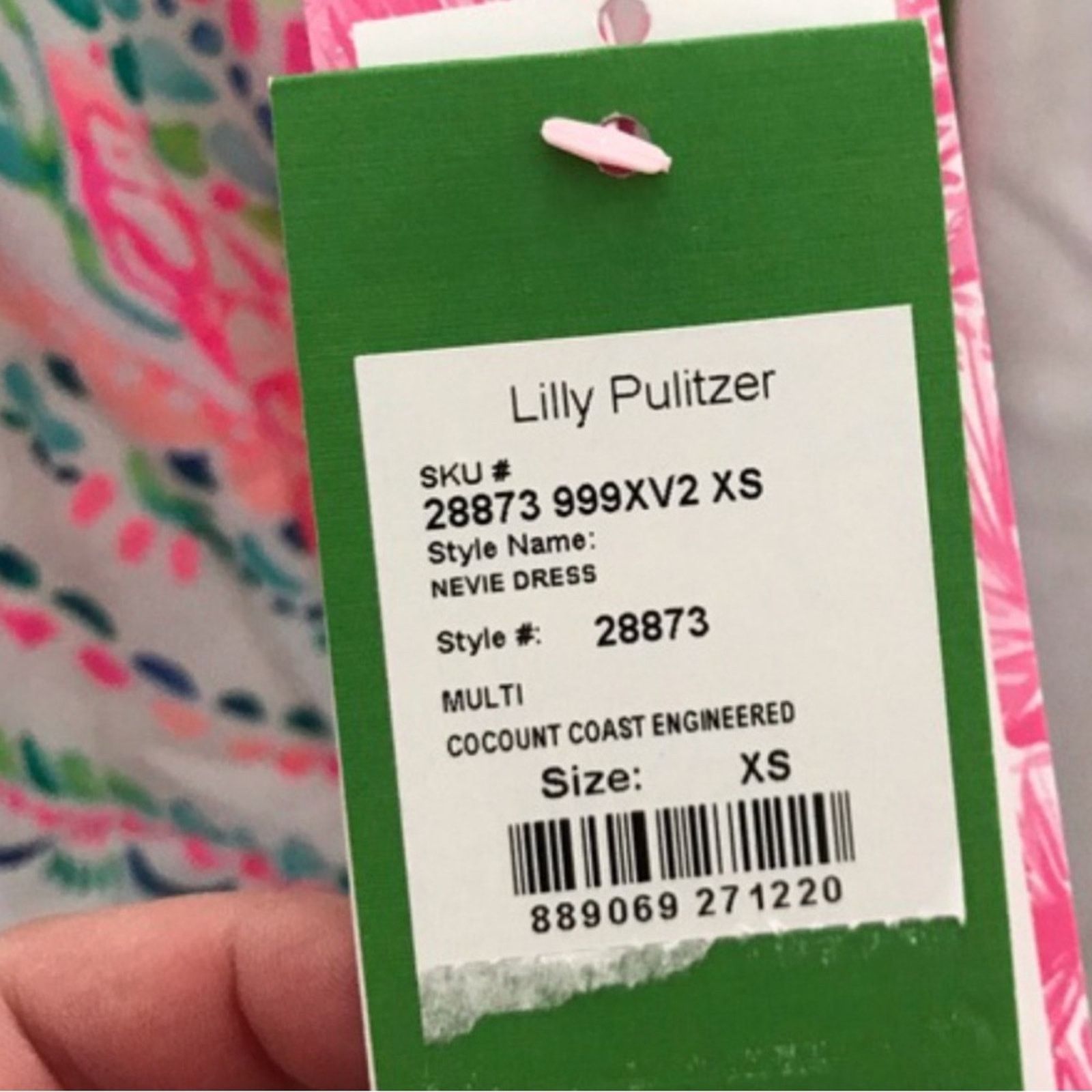 Lilly Pulitzer Lilly Pulitzer Nevie Off the Shoulder Dress Size XS Size XS / US 0-2 / IT 36-38 - 12 Thumbnail