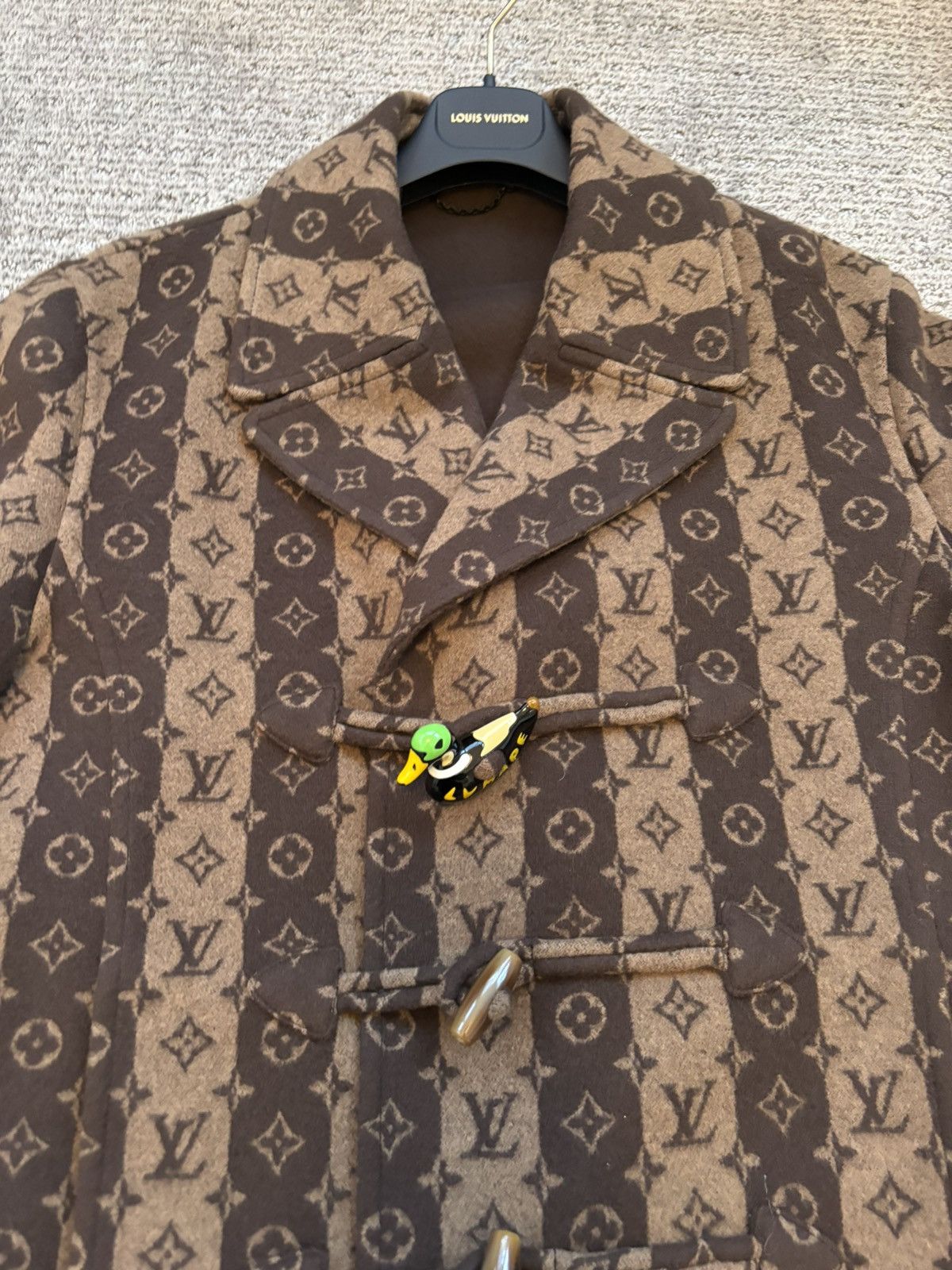 Louis Vuitton Monogram TrunkStripes Cropped Peacoat Size US M / EU 48-50 / 2 - 3 Thumbnail