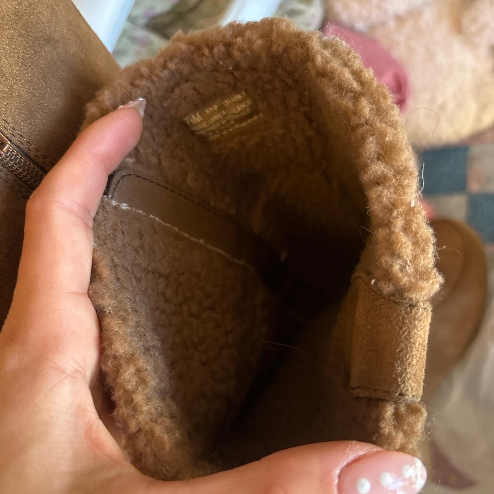 Other y2k fur wedge buckle suede boots Size ONE SIZE - 6 Thumbnail