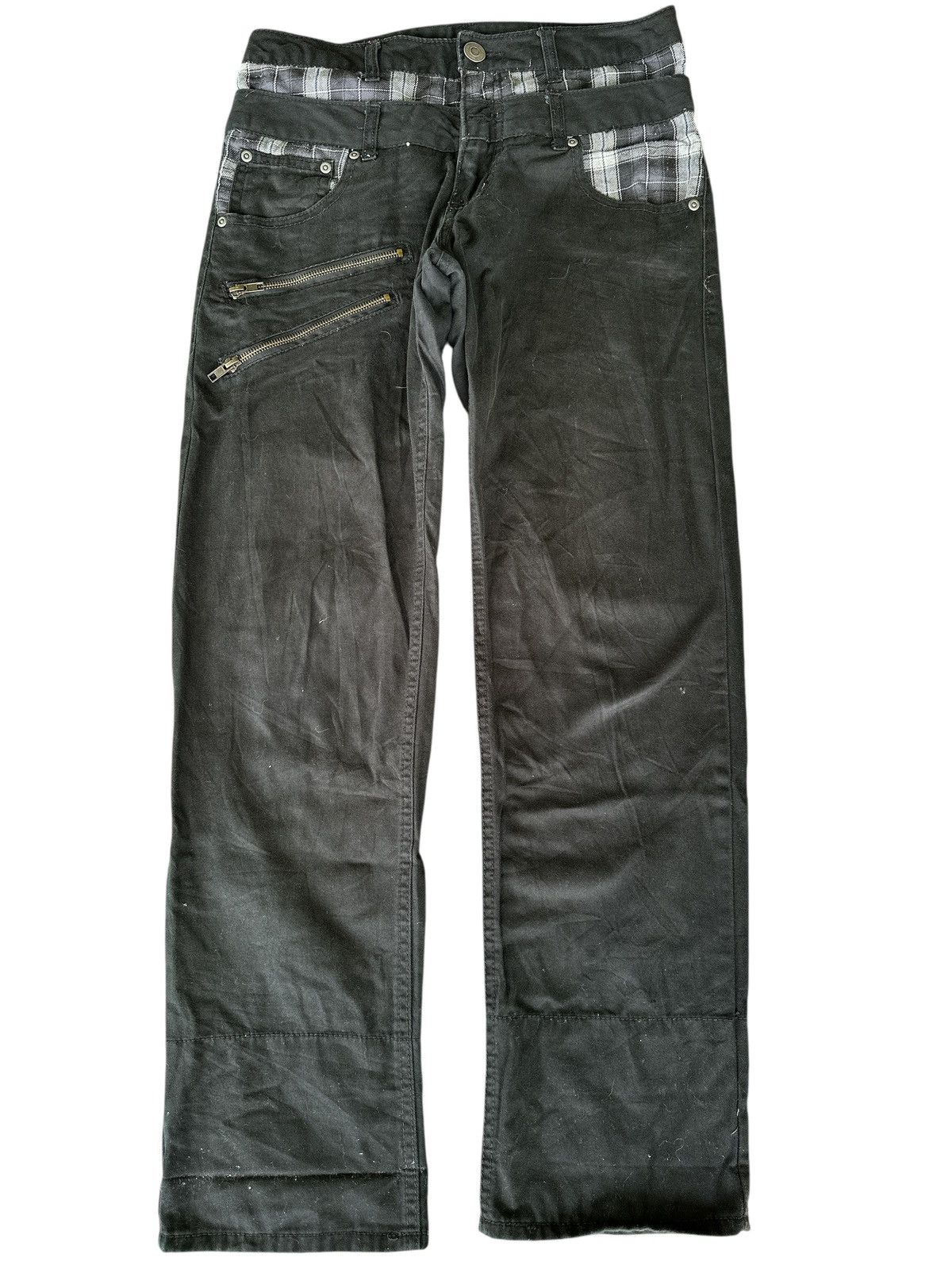 Kapital Unbrand double waist superblack 30x39 Size US 30 / EU 46 - 1 Thumbnail