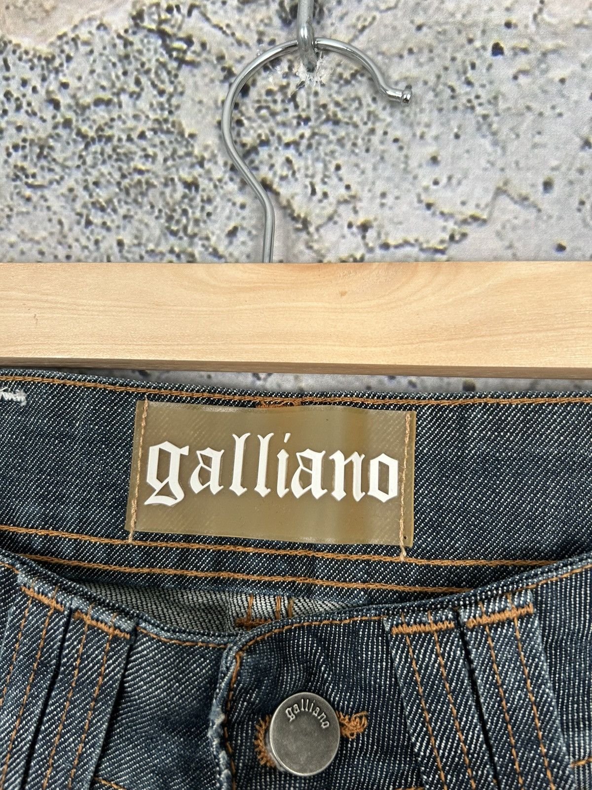 John Galliano Galliano Avant Garde Denim Pants Luxury Alternative Punk Size US 27 - 7 Thumbnail